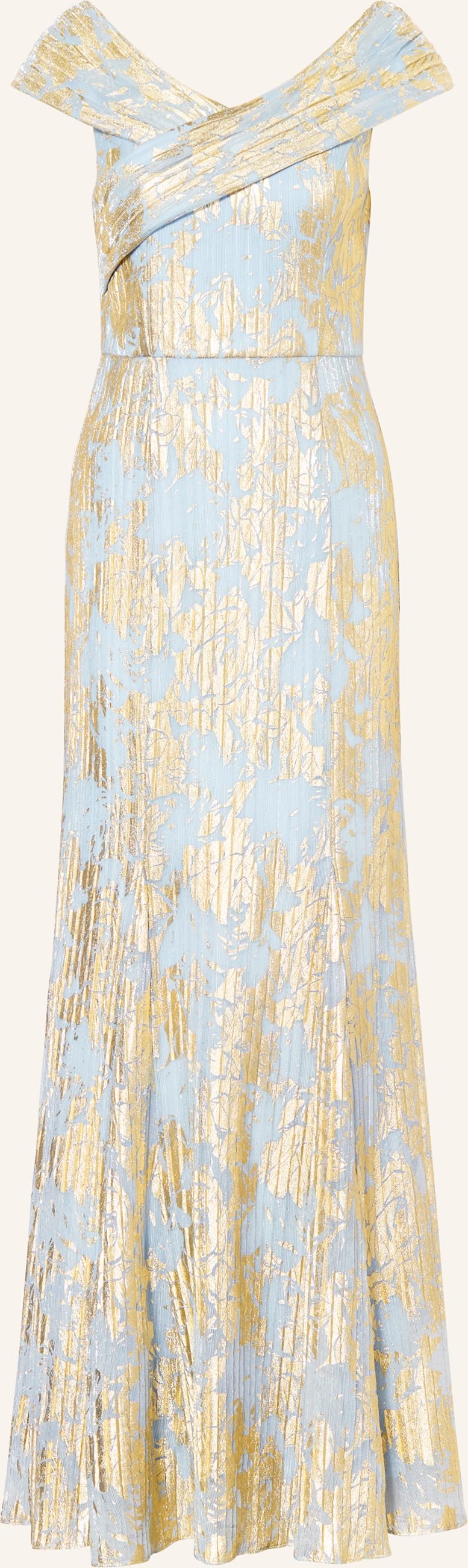 Adrianna Papell Abendkleid Mit Glitzergarn gold