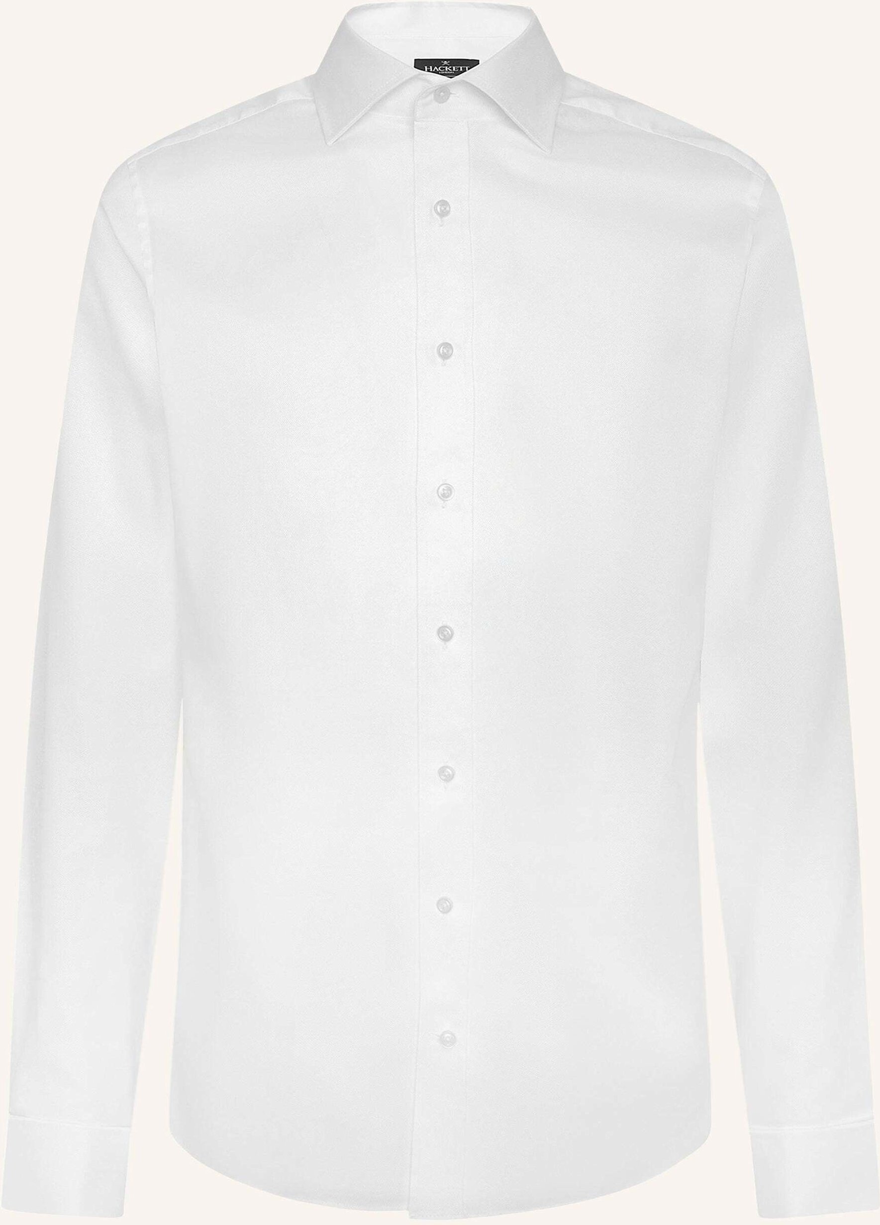 Hackett London Freizeithemd Royal Ox Dc weiss