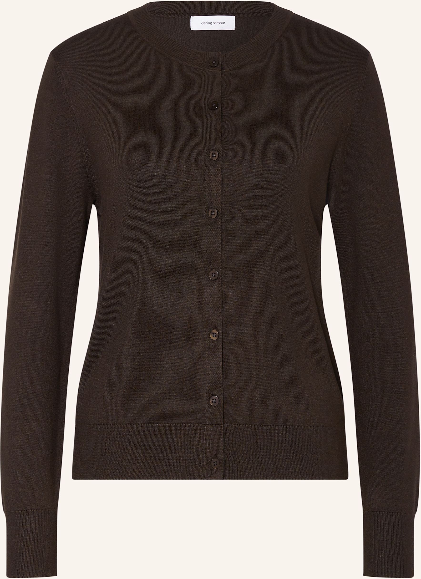 Darling Harbour Strickjacke braun