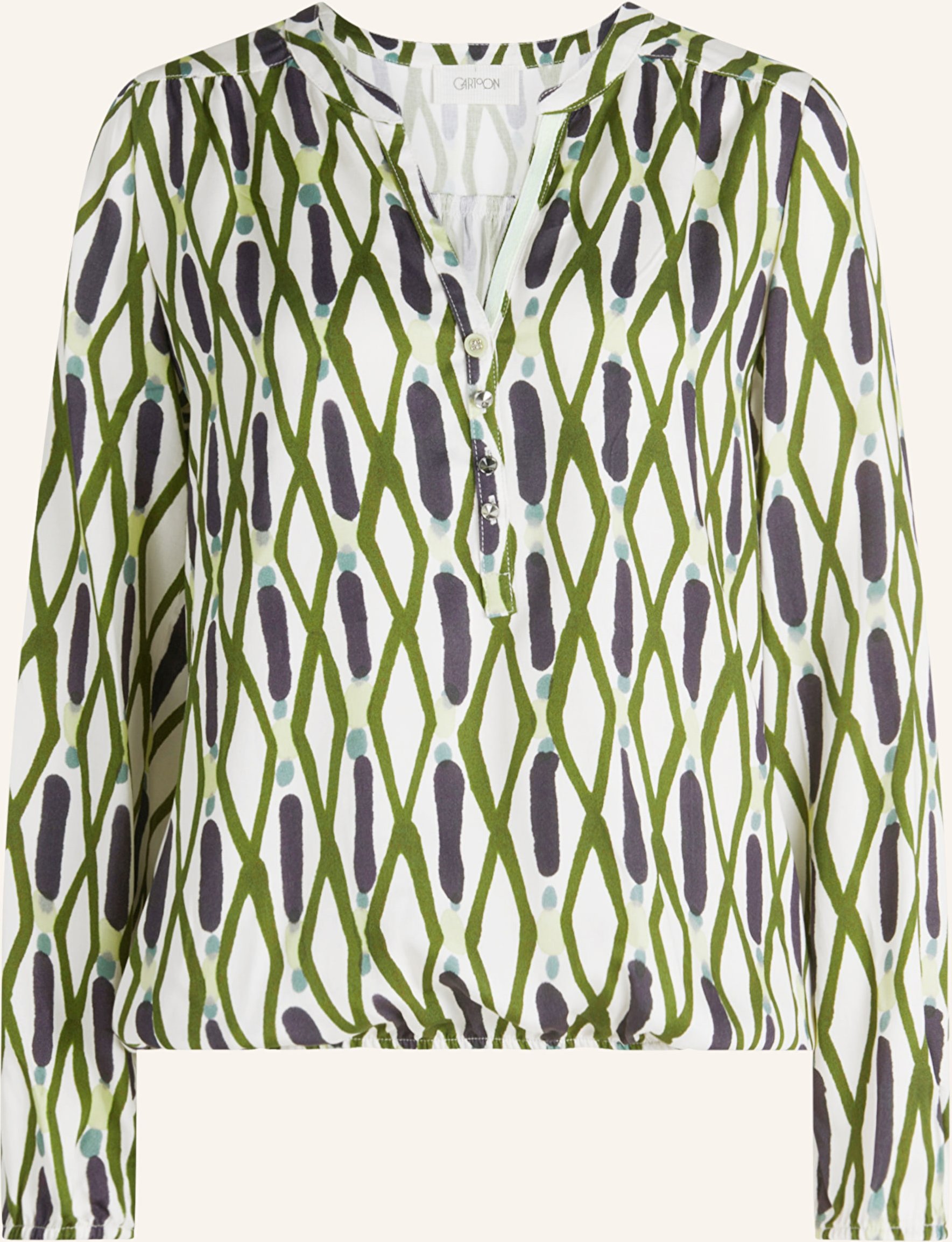 Cartoon Blusenshirt gruen