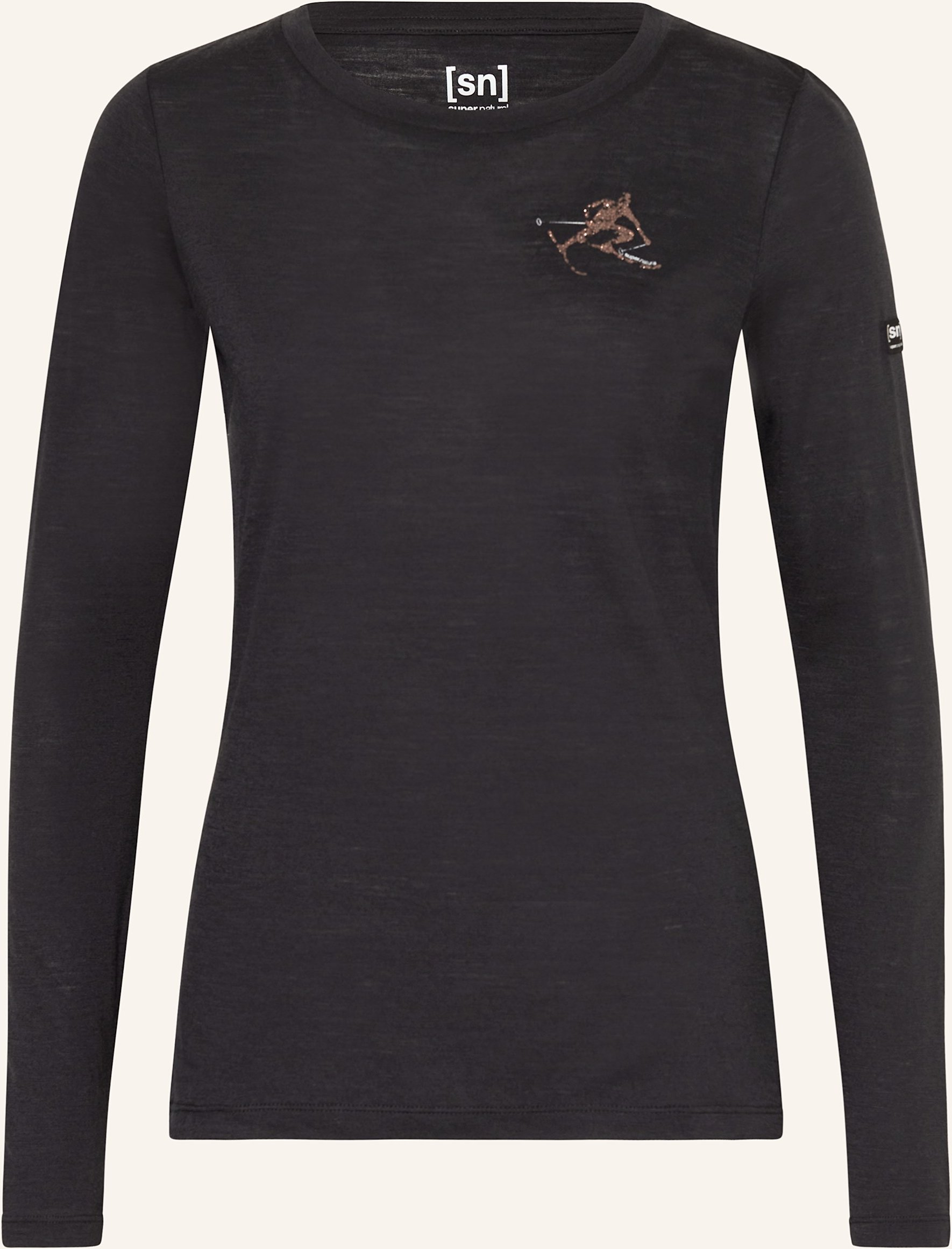 Super.Natural Funktionsshirt Toni Mit Merinowolle schwarz