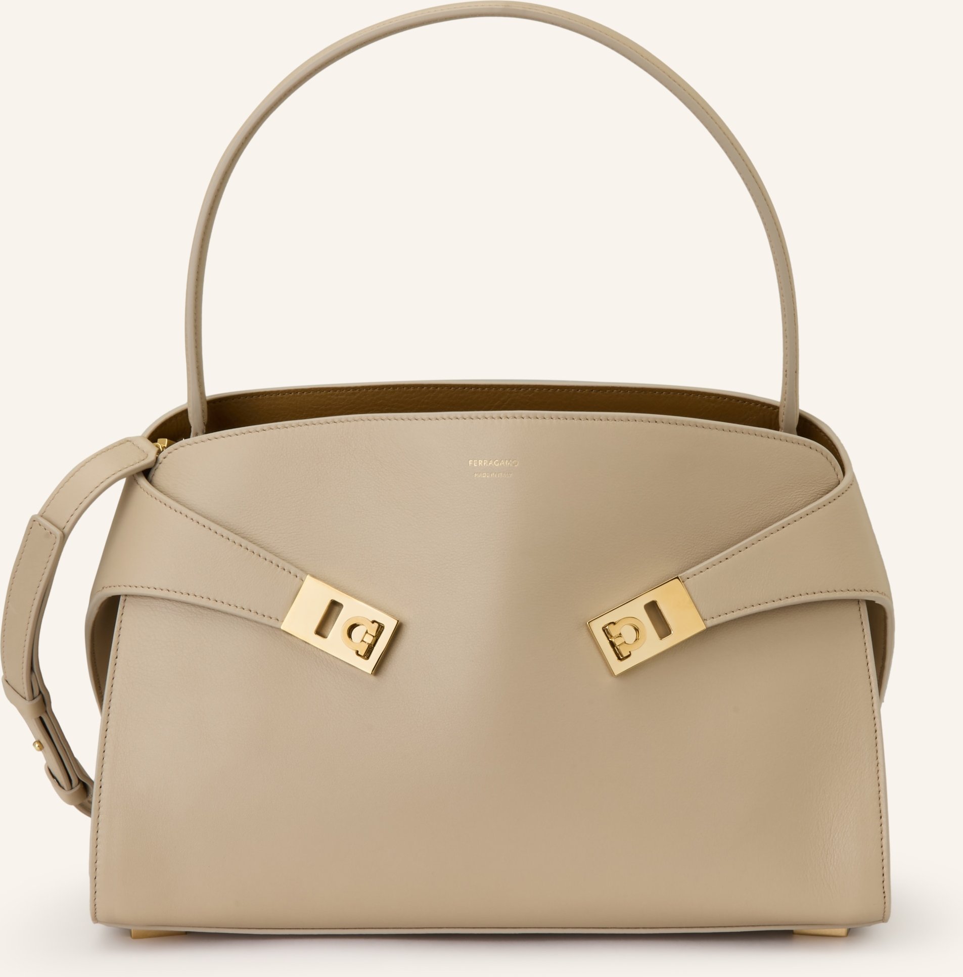 Ferragamo Handtasche Hug beige