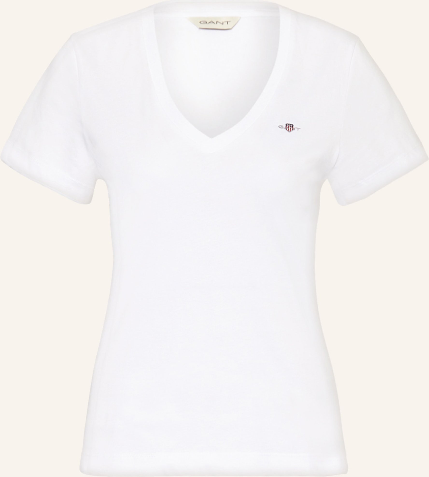 Gant T-Shirt weiss