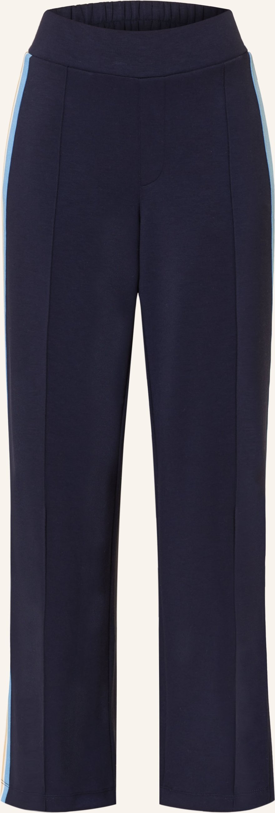 Cartoon Jerseyhose Mit Galonstreifen blau