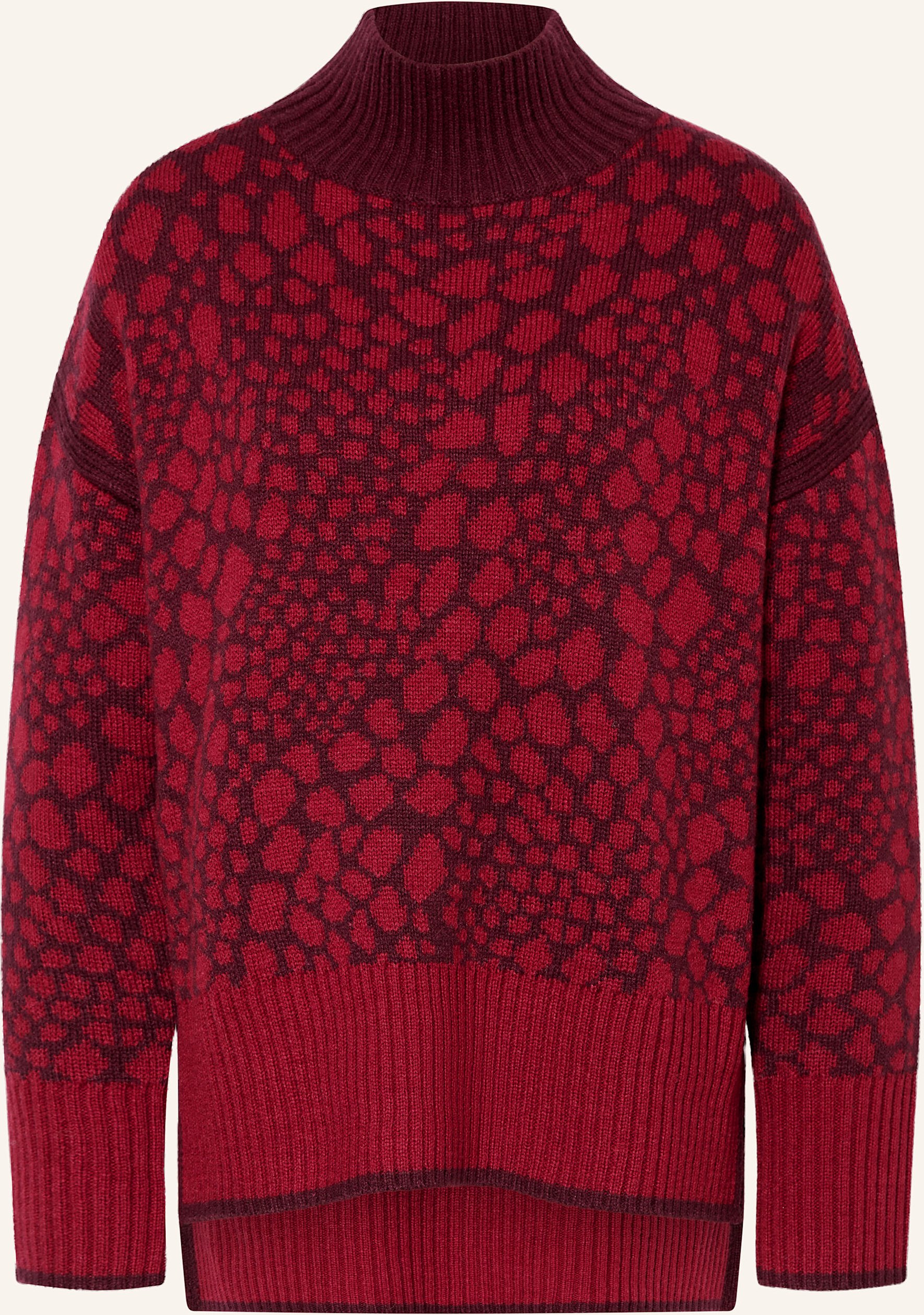 Thumbnail - Marc Aurel Jacquard-Pullover rot