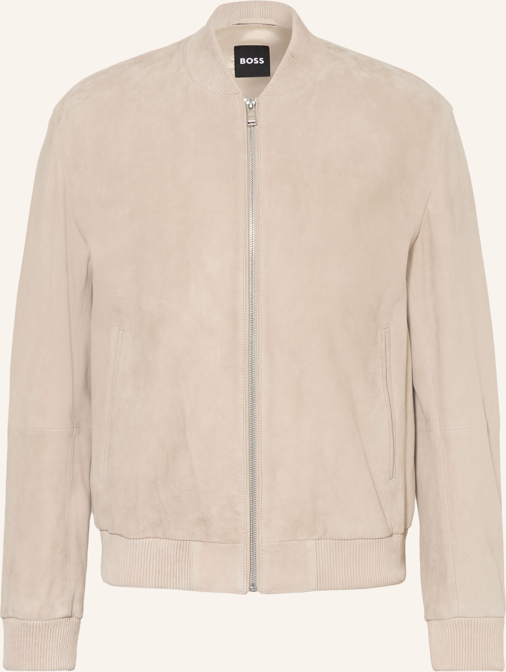 Boss Lederblouson Muller beige