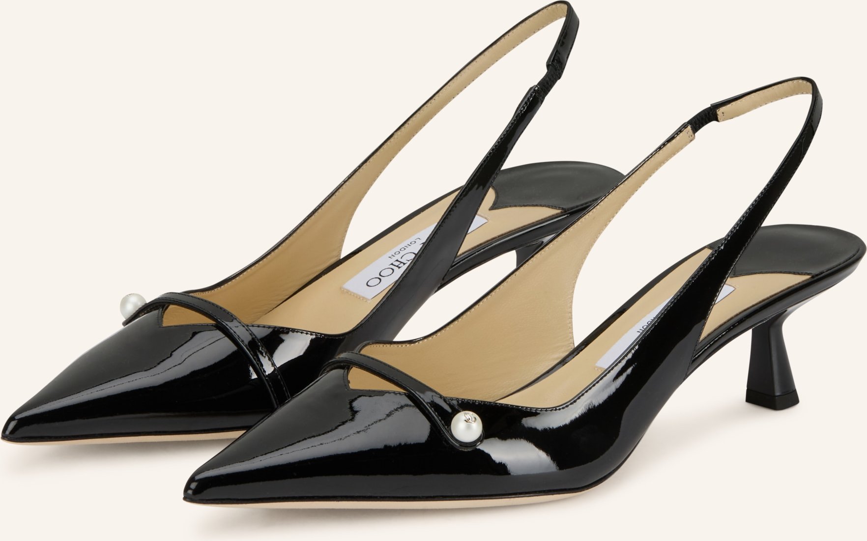 Jimmy Choo Slingpumps Amita 45 schwarz