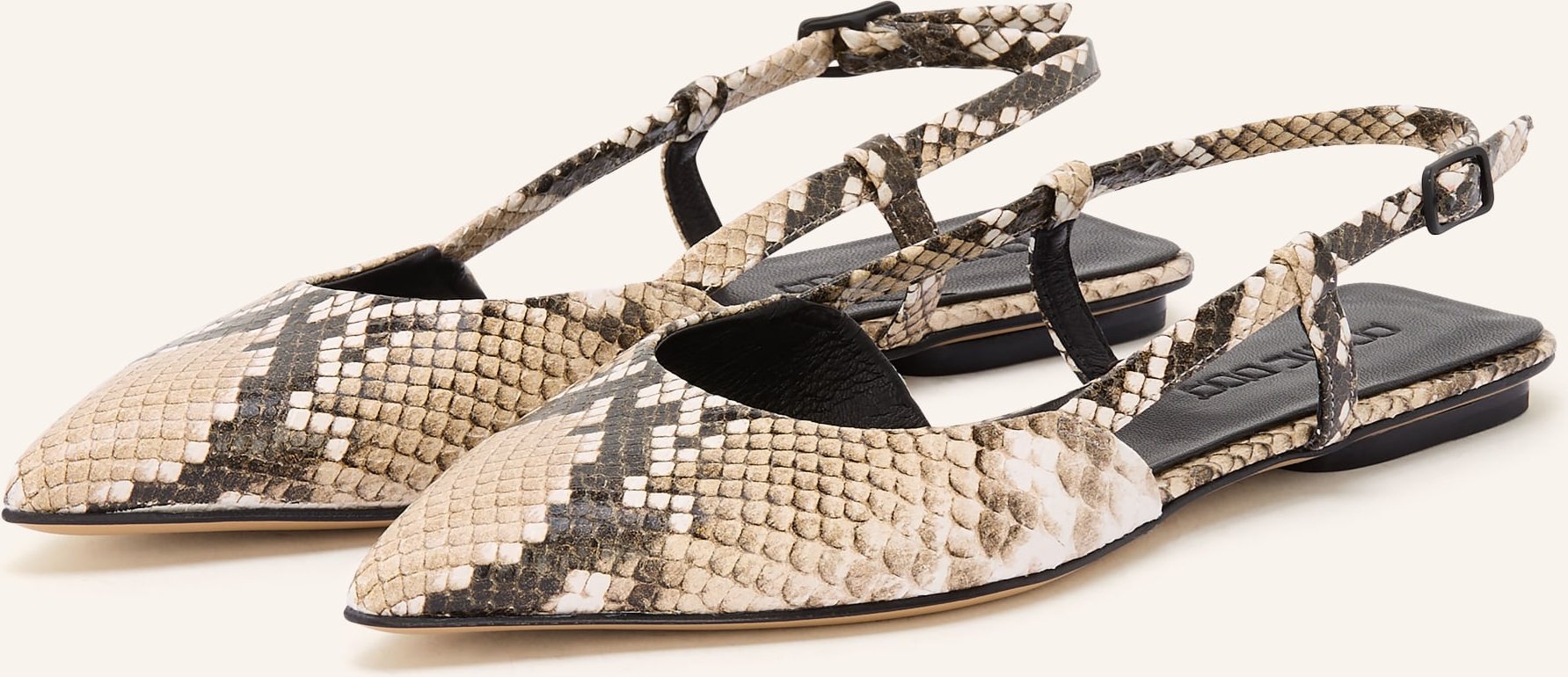 Pomme D'or Slingballerinas Anya schwarz