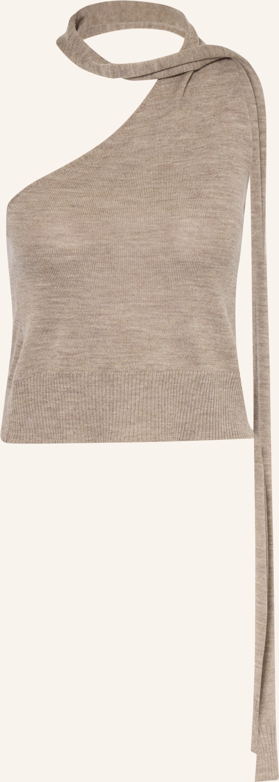 By Aylin Koenig Stricktop Polly Aus Merinowolle beige