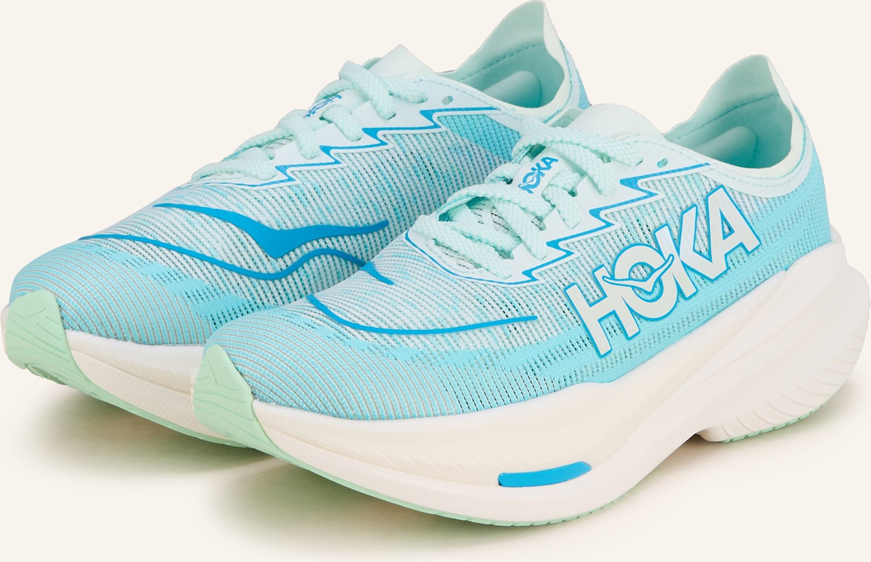 Thumbnail - Hoka Laufschuhe Mach x2 blau
