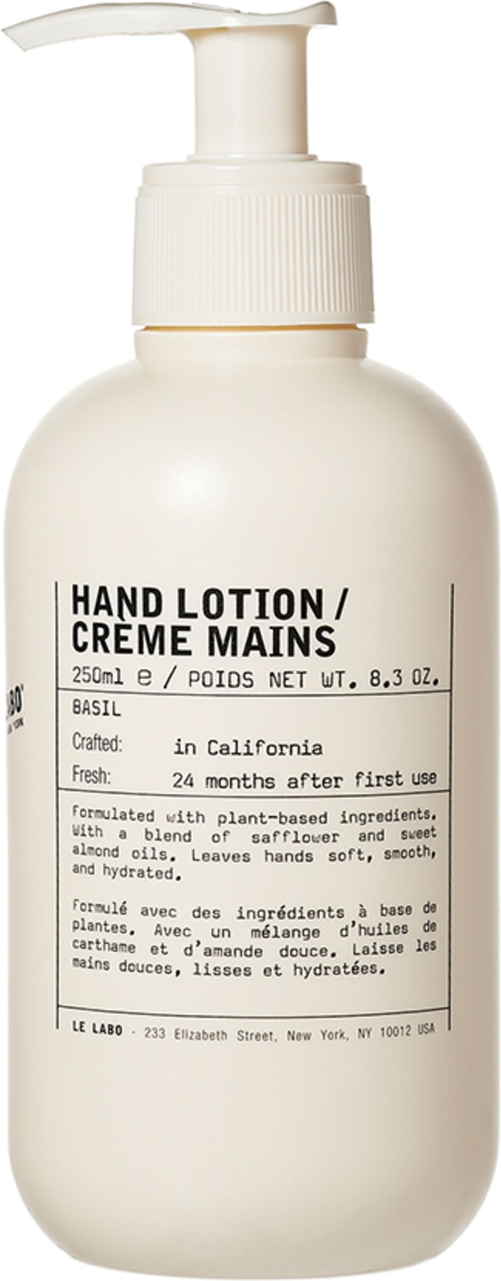 Le Labo Basil / Sweet Almond Hand Lotion 250 ml