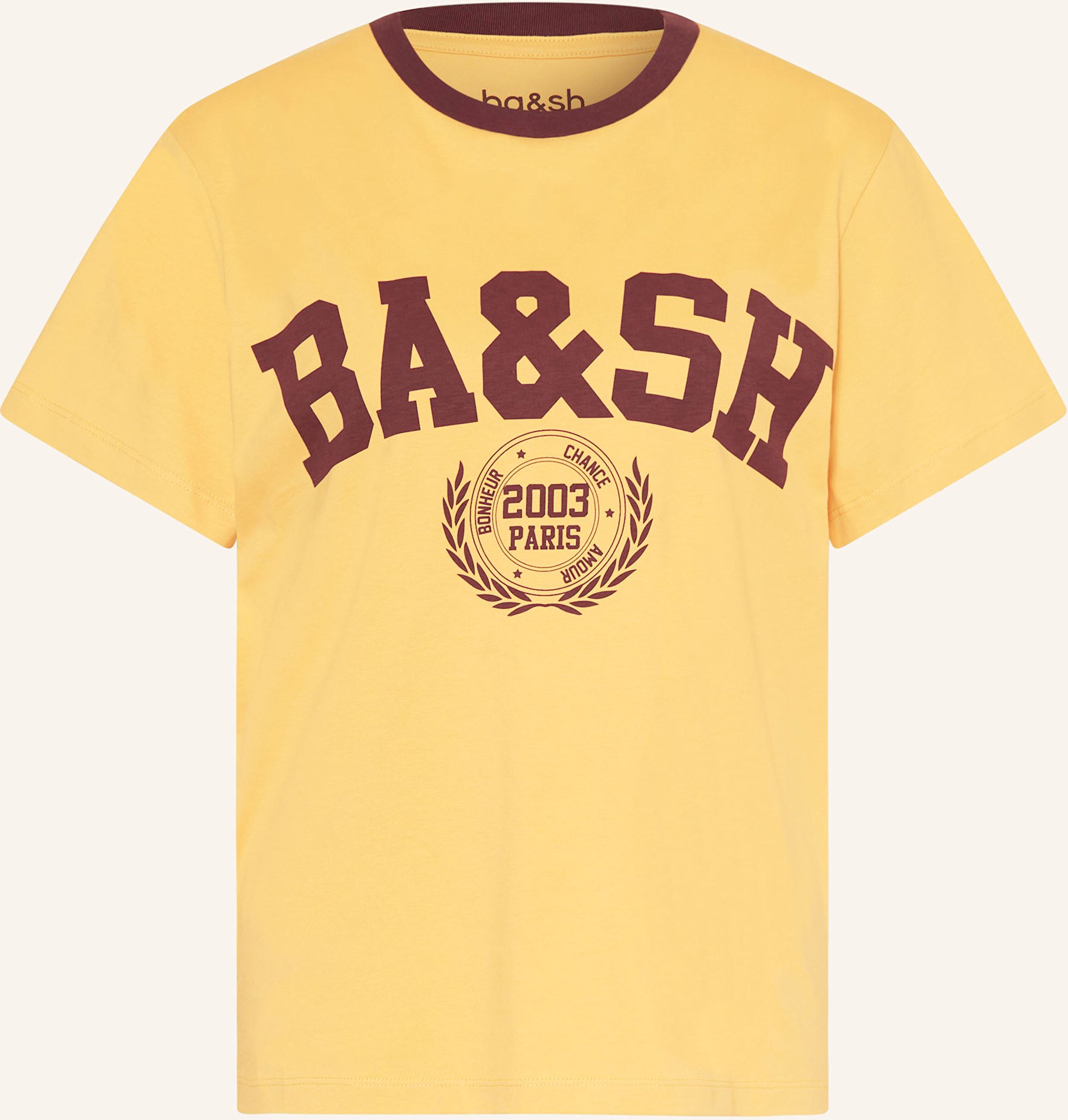 Ba&Sh T-Shirt Ioni gelb