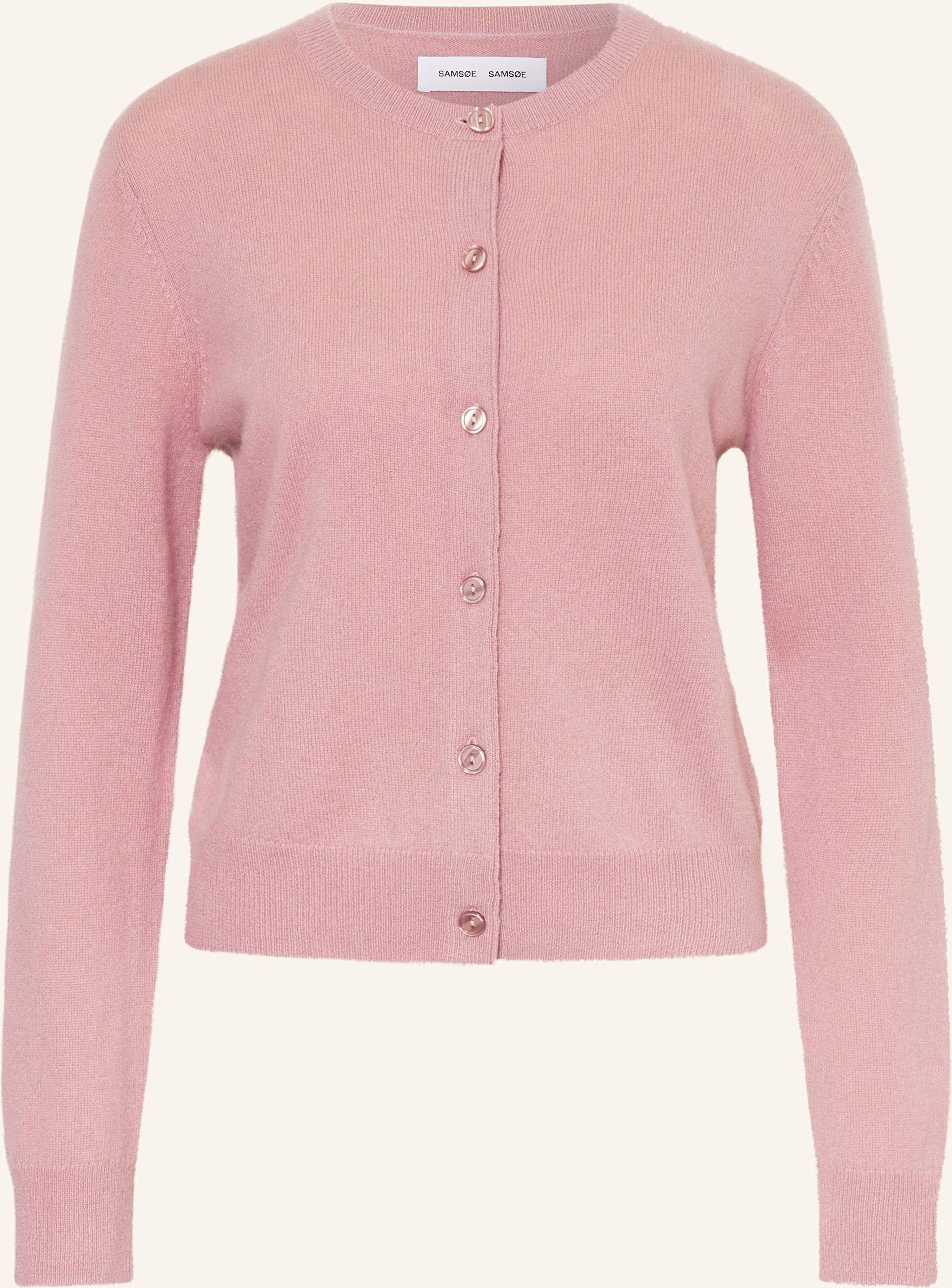 Samsøe Samsøe Strickjacke Saboston Aus Cashmere rosa