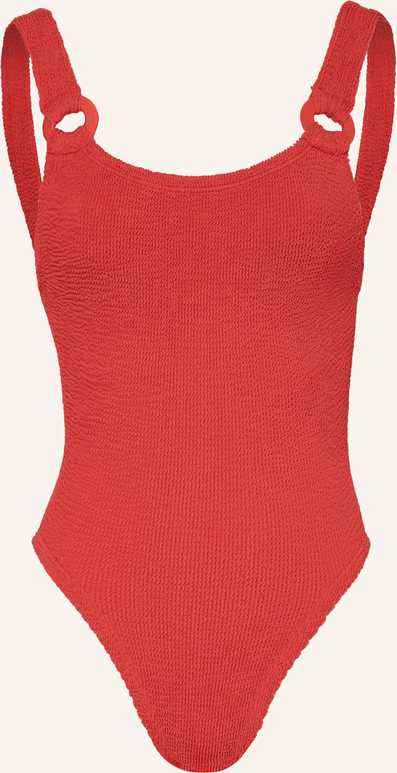 Hunza G Badeanzug Domino rot