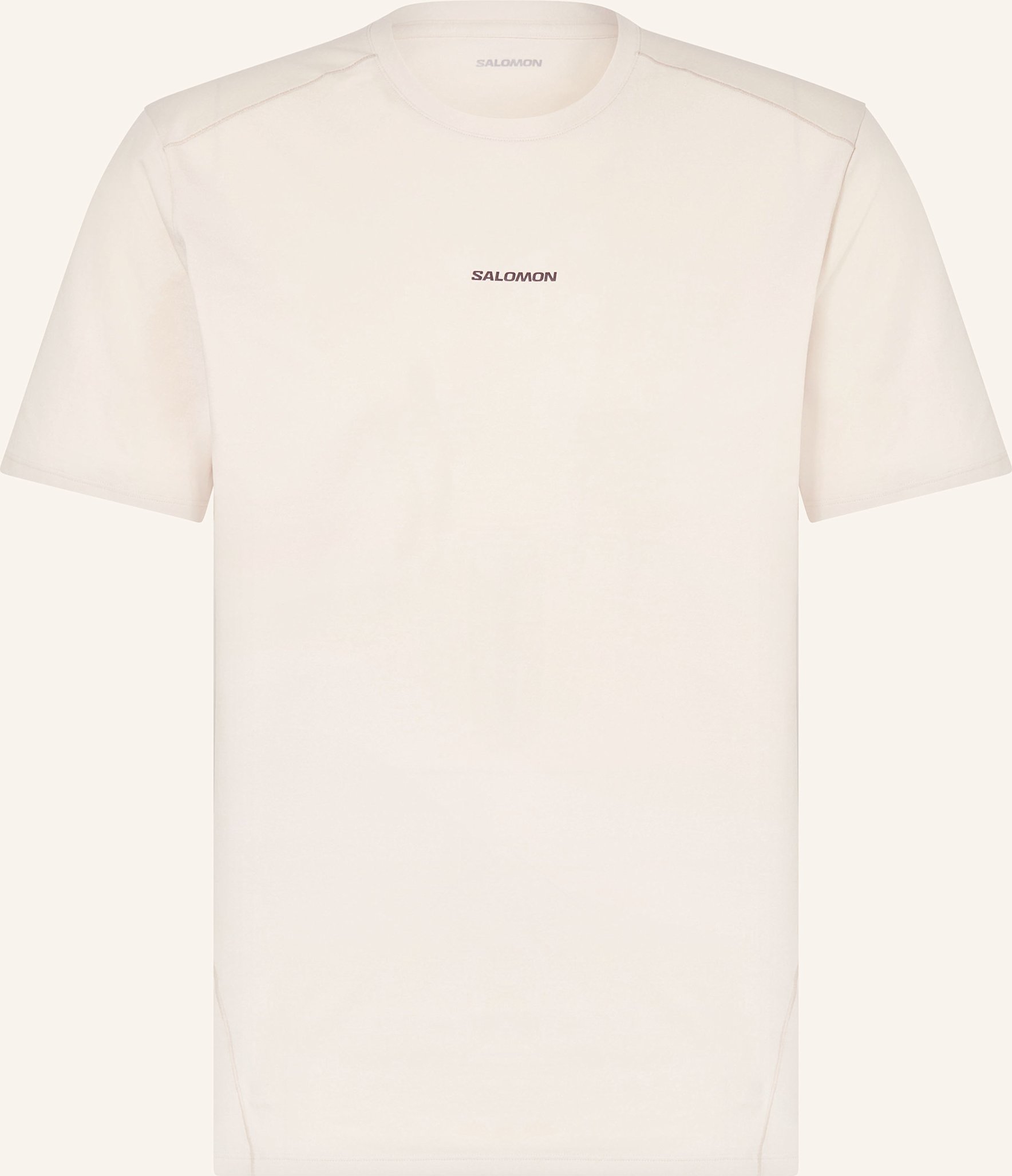 Salomon T-Shirt Trackline beige