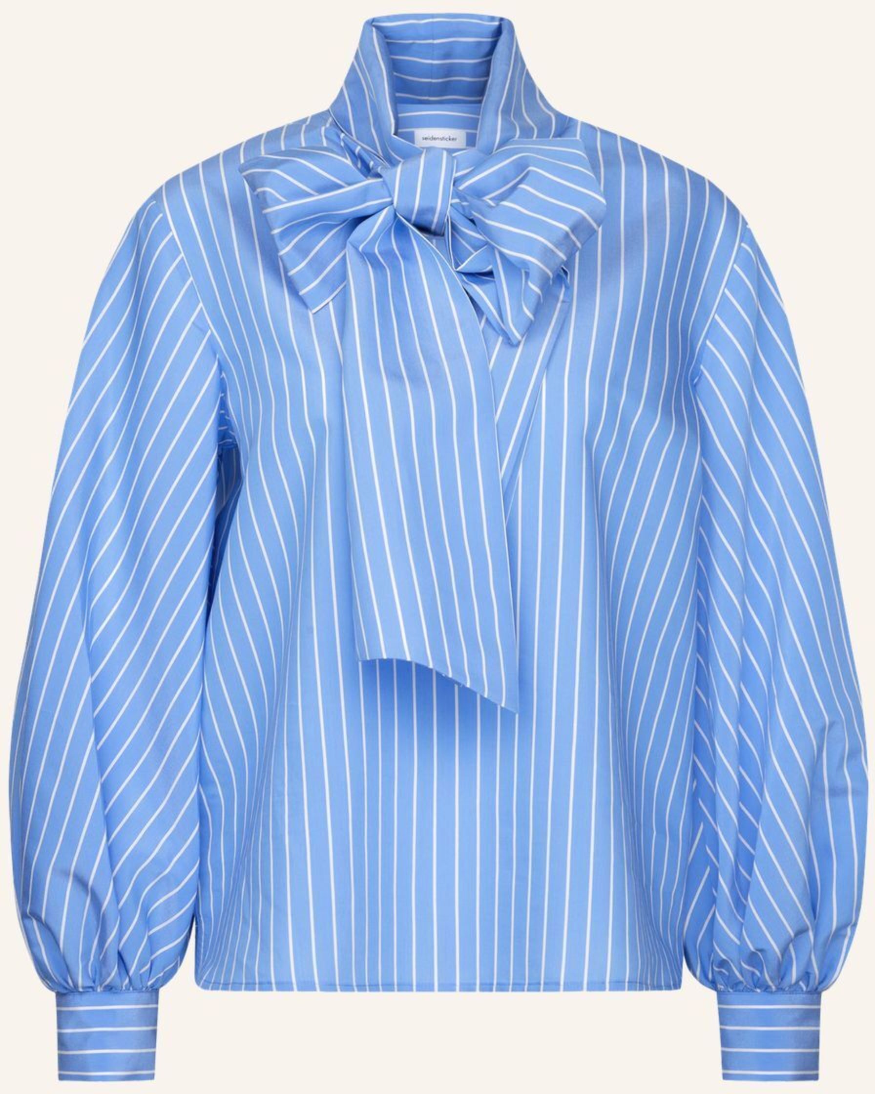 Seidensticker Schluppenbluse blau