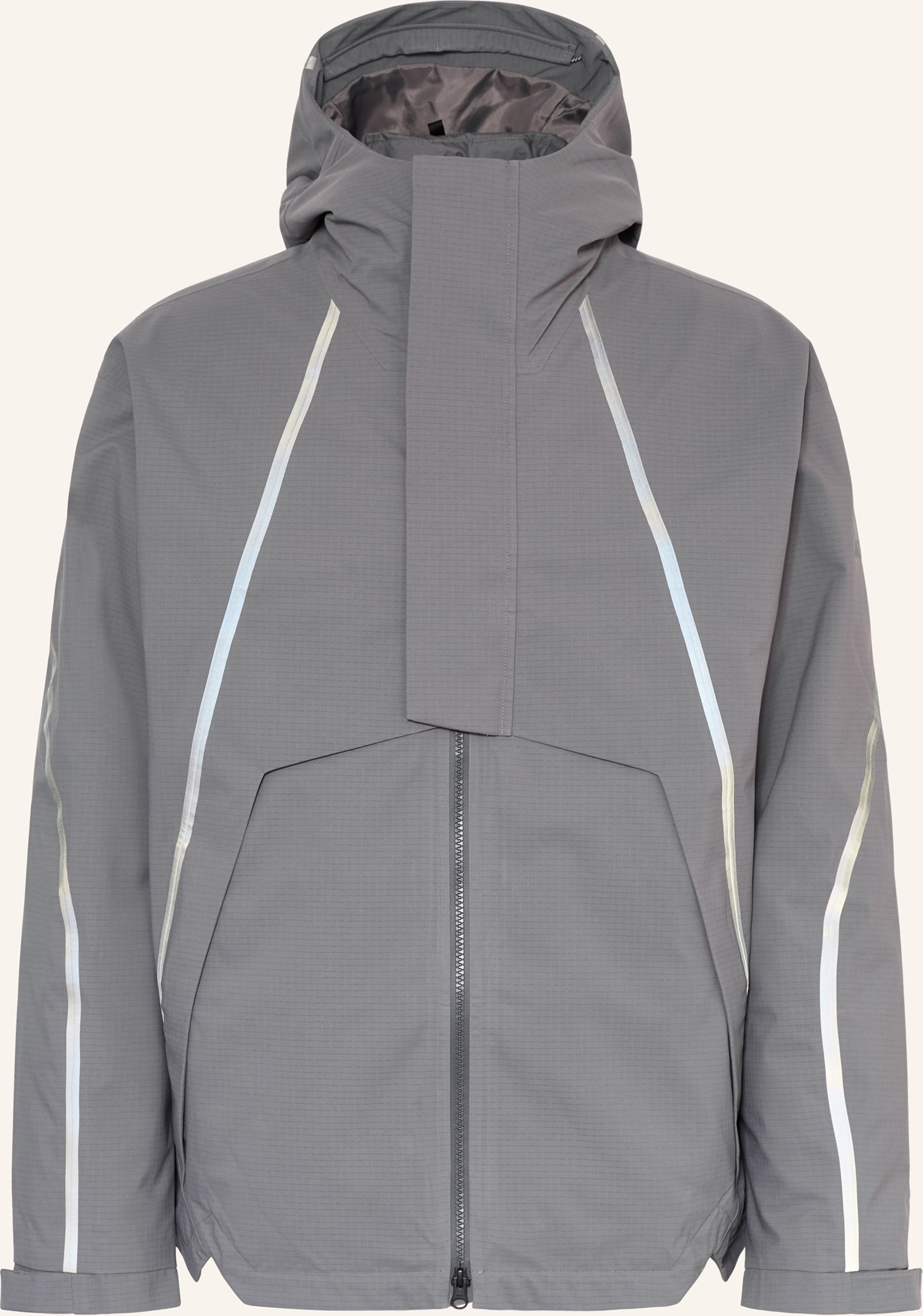 Adidas Terrex 2-In-1-Jacke Xploric Climaproof grau