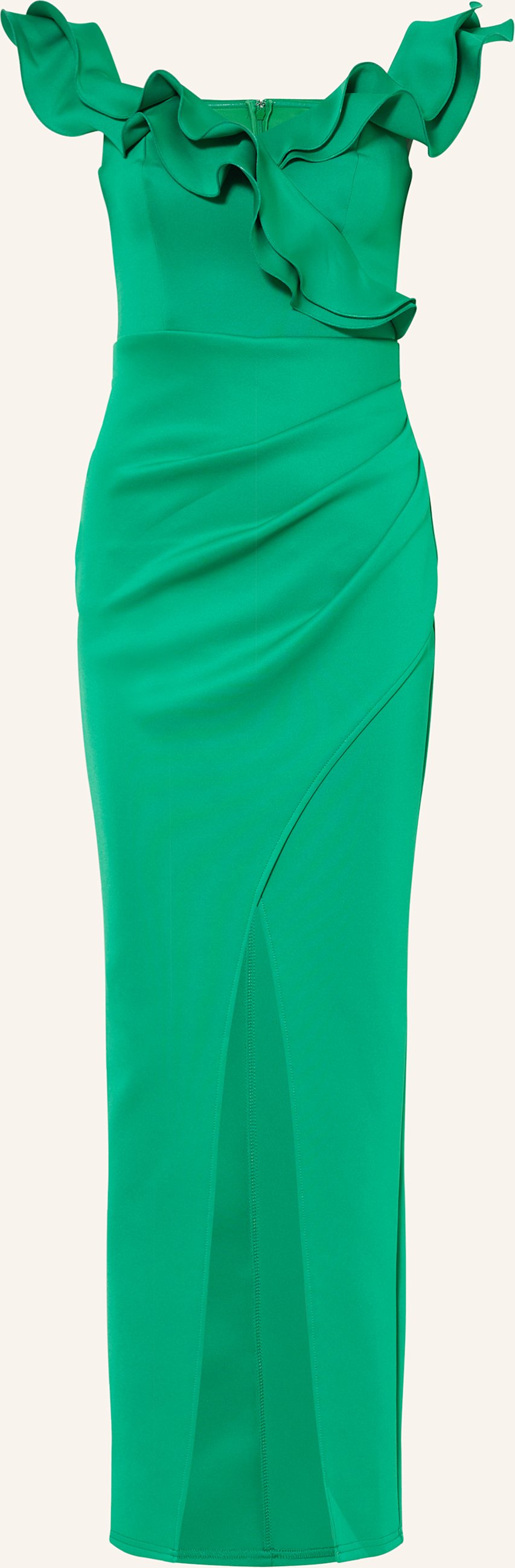 Thumbnail - Lipsy Abendkleid Mit Volants gruen