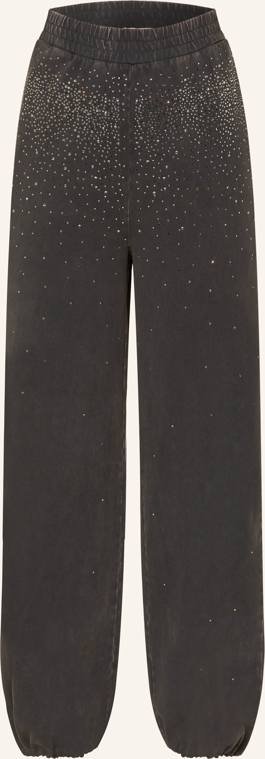 Liu Jo Sweatpants Mit Schmucksteinen schwarz