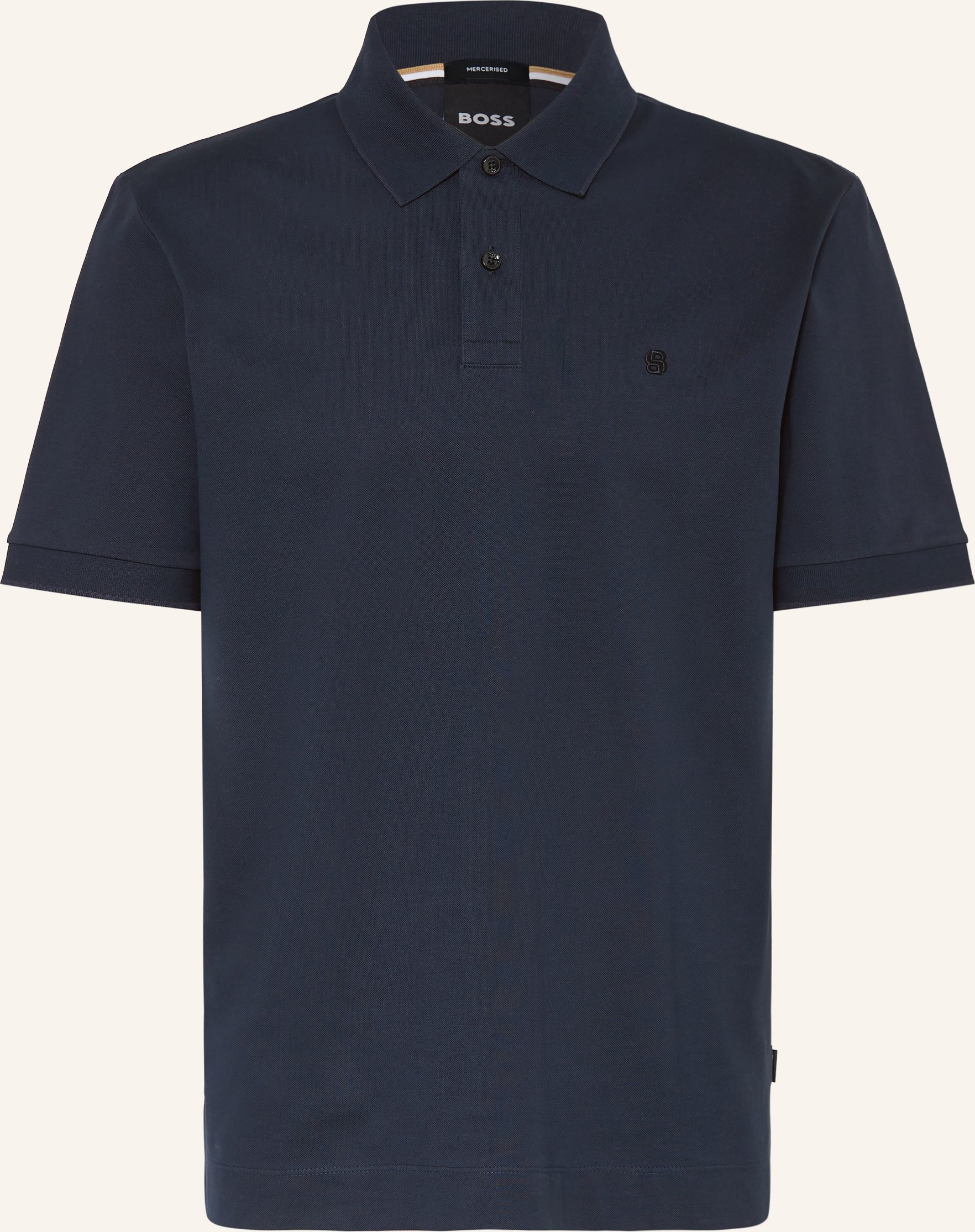 Boss Piqué-Poloshirt Parris blau