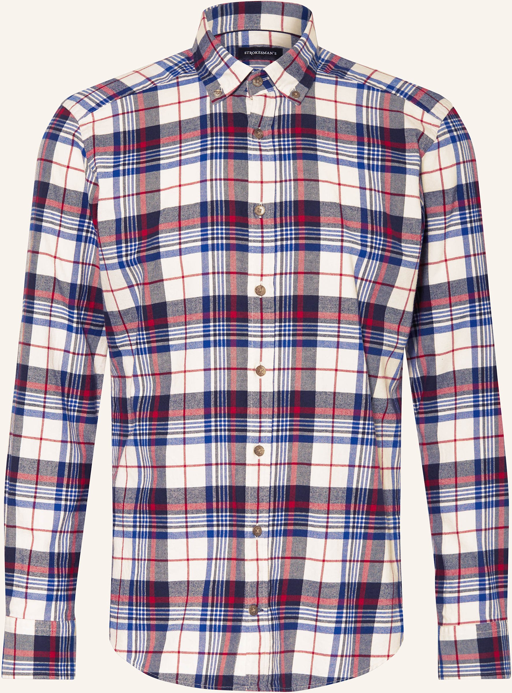 Strokesman's Hemd Regular Fit weiss