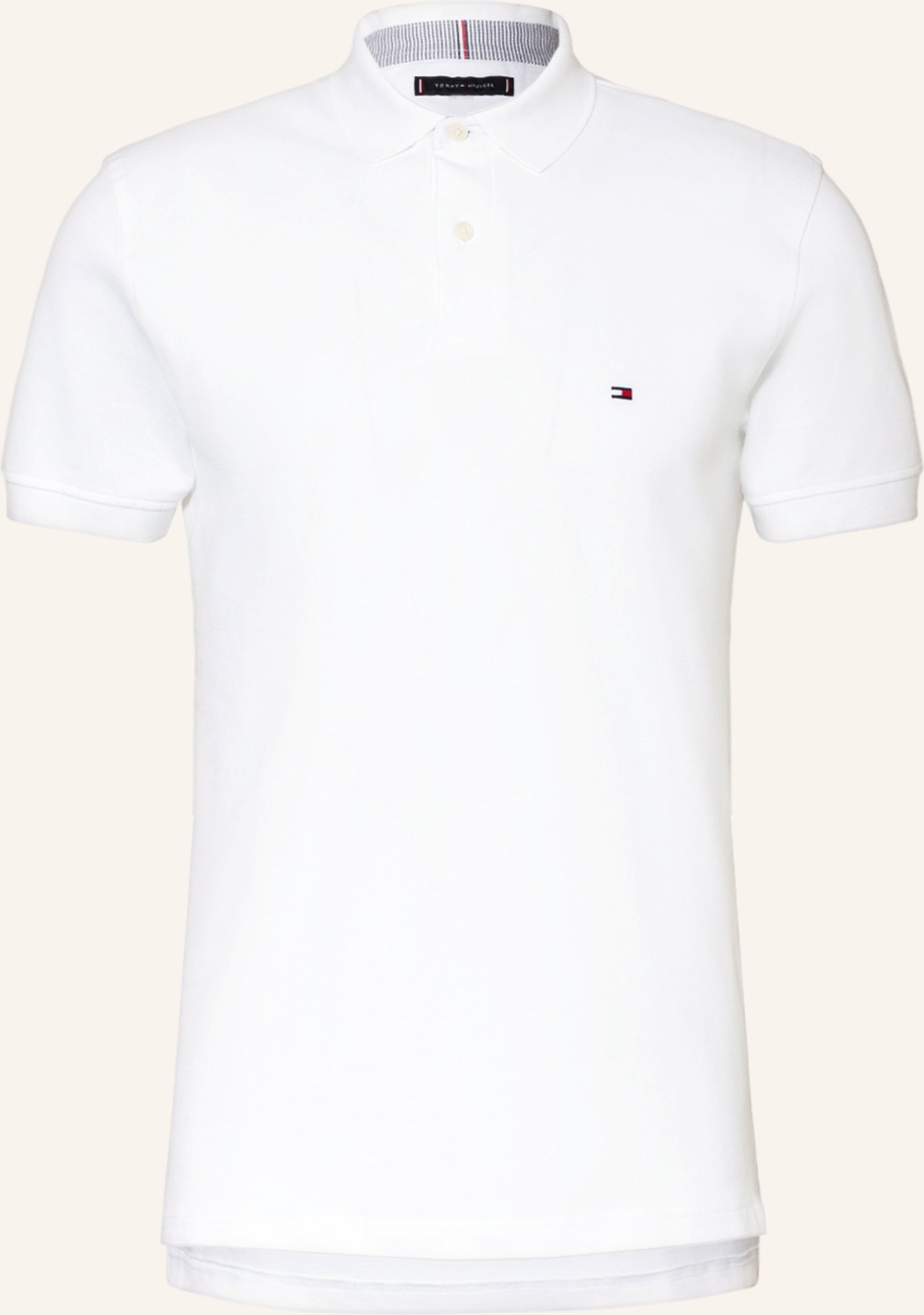 Tommy Hilfiger Piqué-Poloshirt Regular Fit weiss