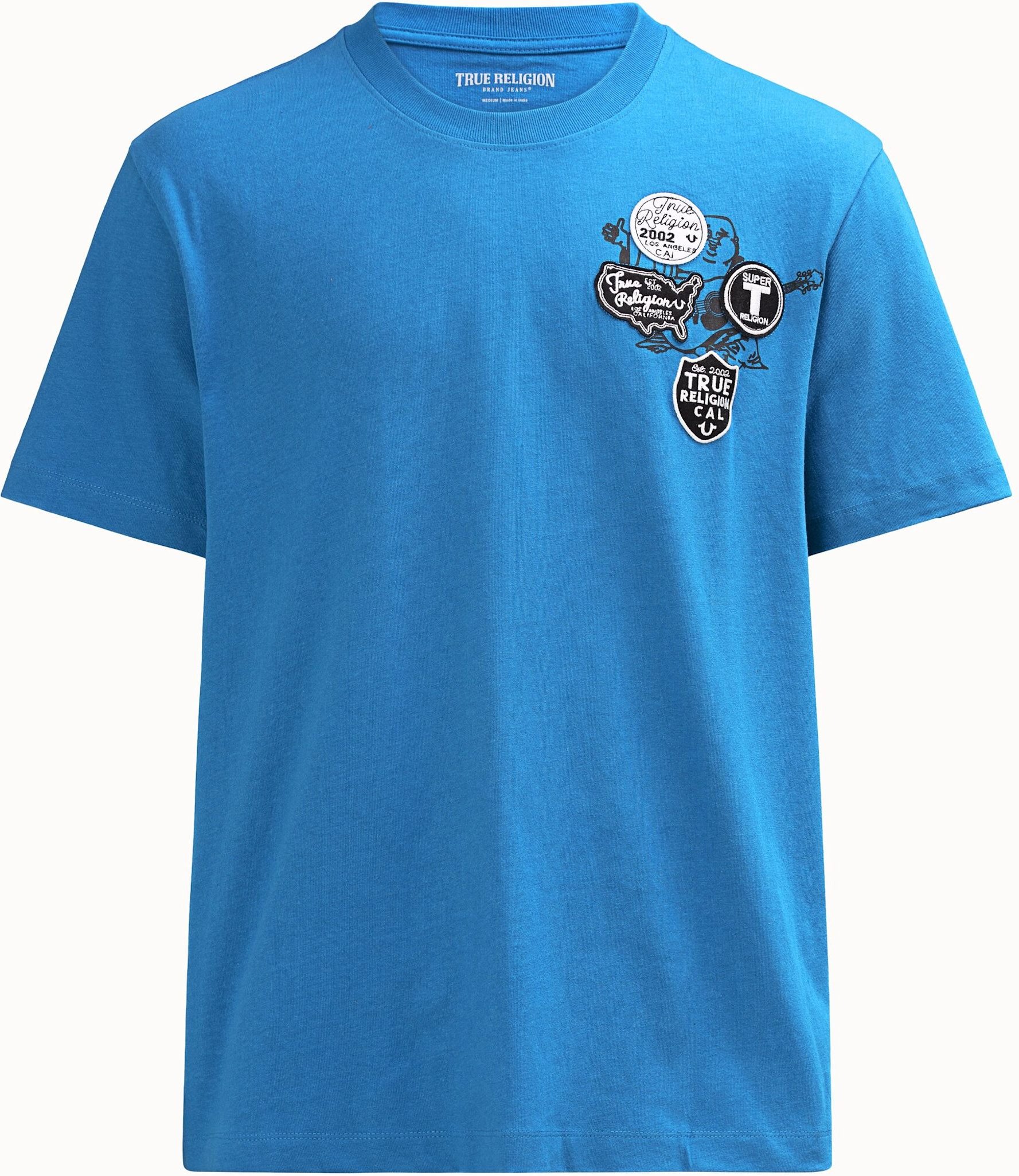 True Religion T-Shirt University blau