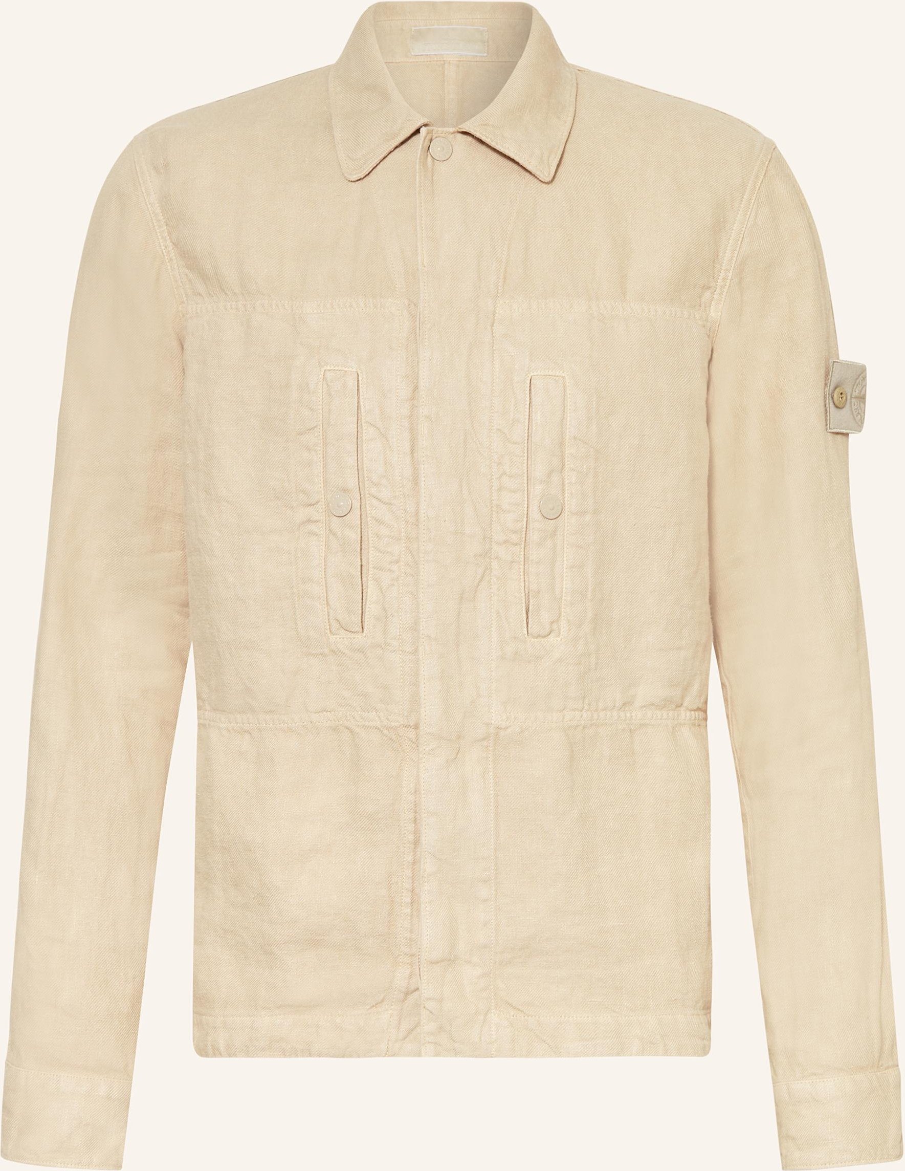 Stone Island Leinenjacke Gost beige