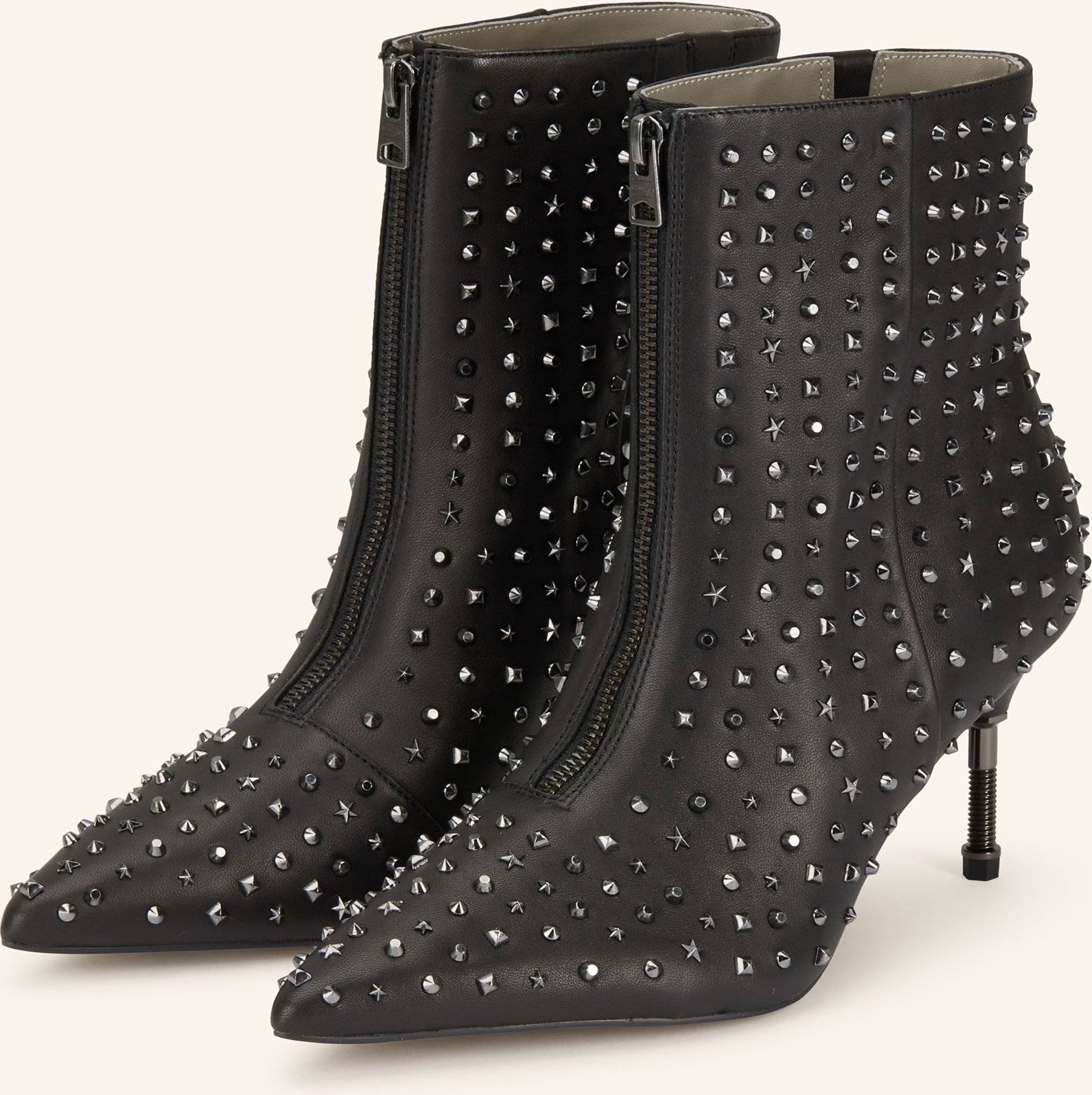 Allsaints Stiefeletten Natasha Mit Nieten schwarz