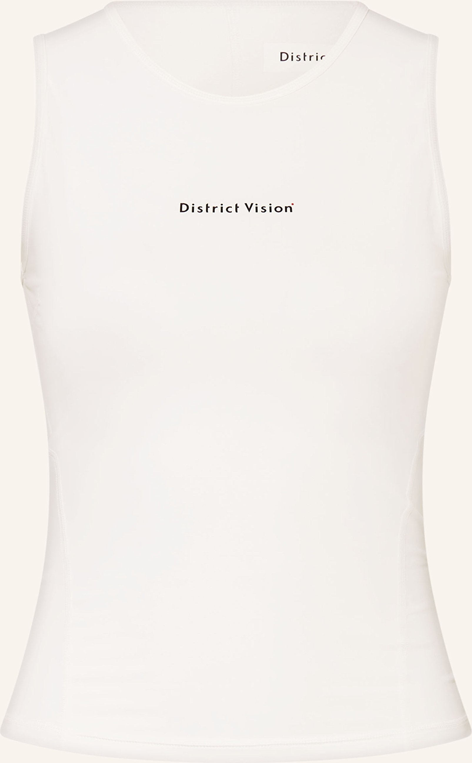 District Vision Cropped-Top weiss