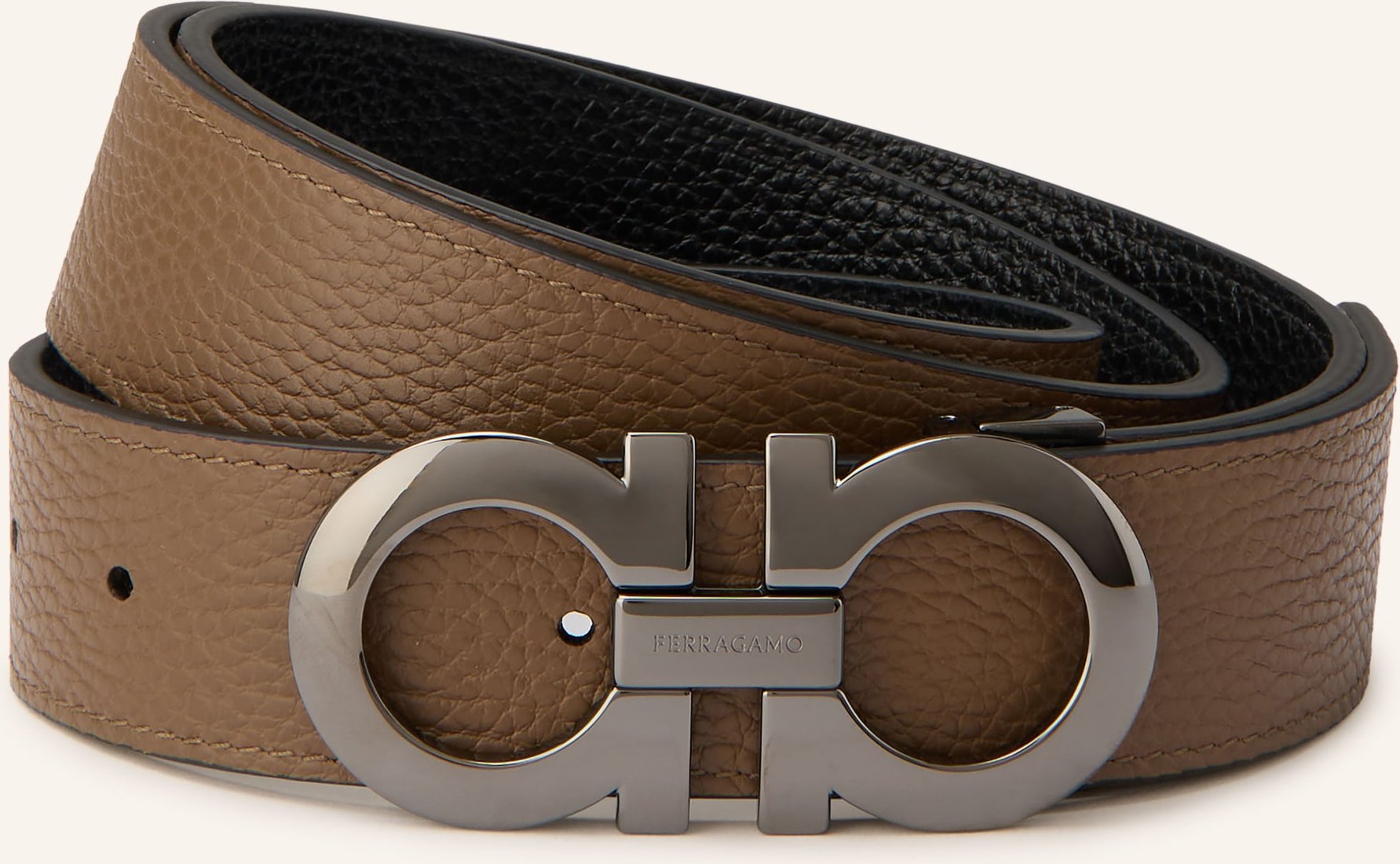 Ferragamo Ledergürtel braun