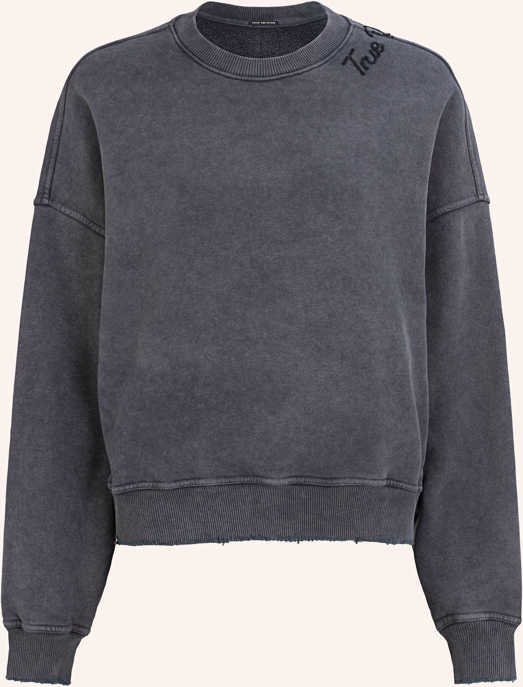 True Religion Sweatshirt Embro schwarz