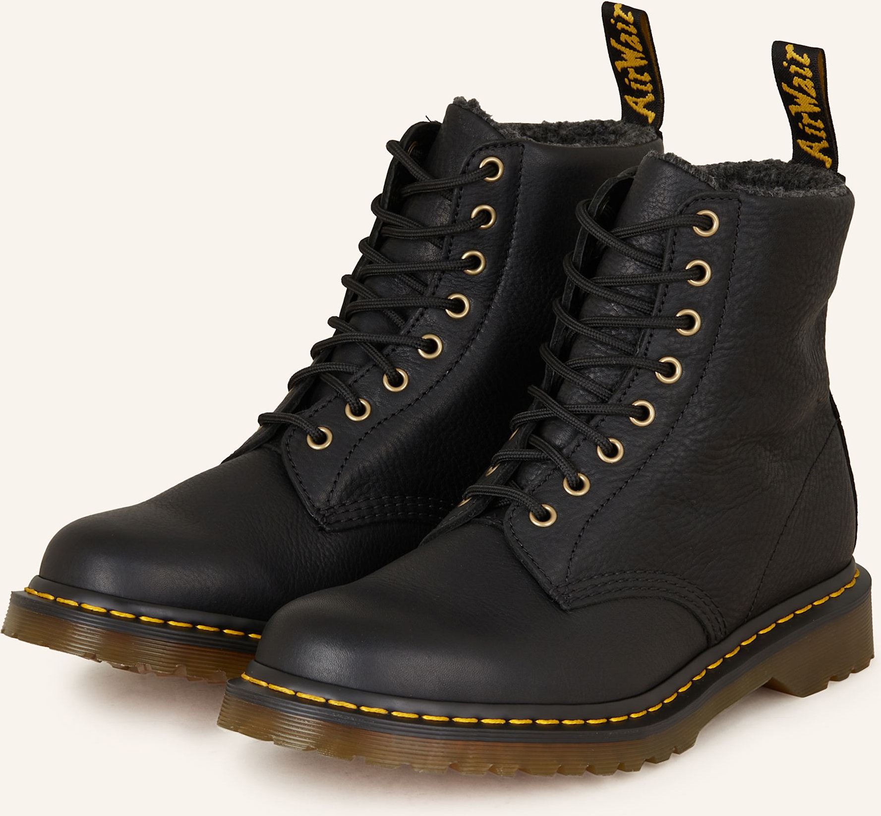 Dr. Martens Schnürboots Grizzly schwarz