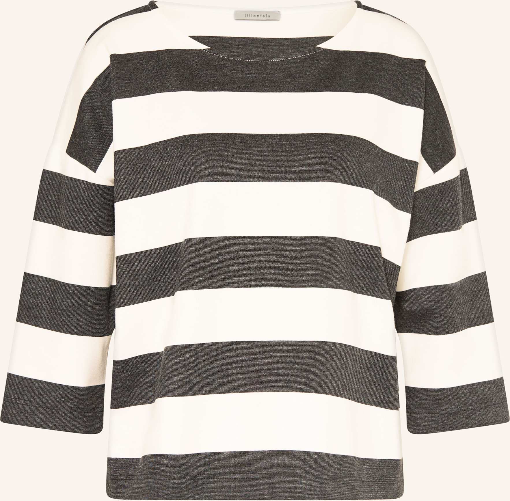 Lilienfels Shirt Mit 3/4-Arm grau