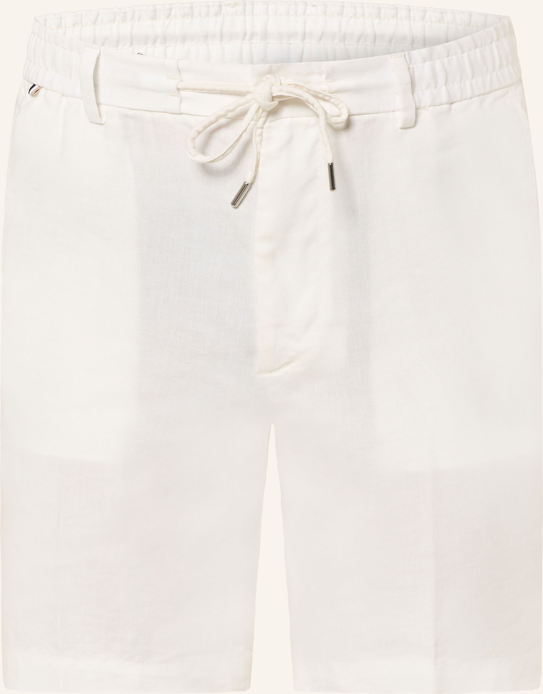 Boss Shorts Kane Mit Leinen weiss