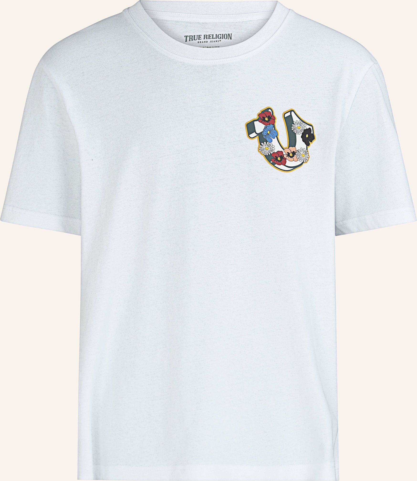 True Religion T-Shirt Garden weiss