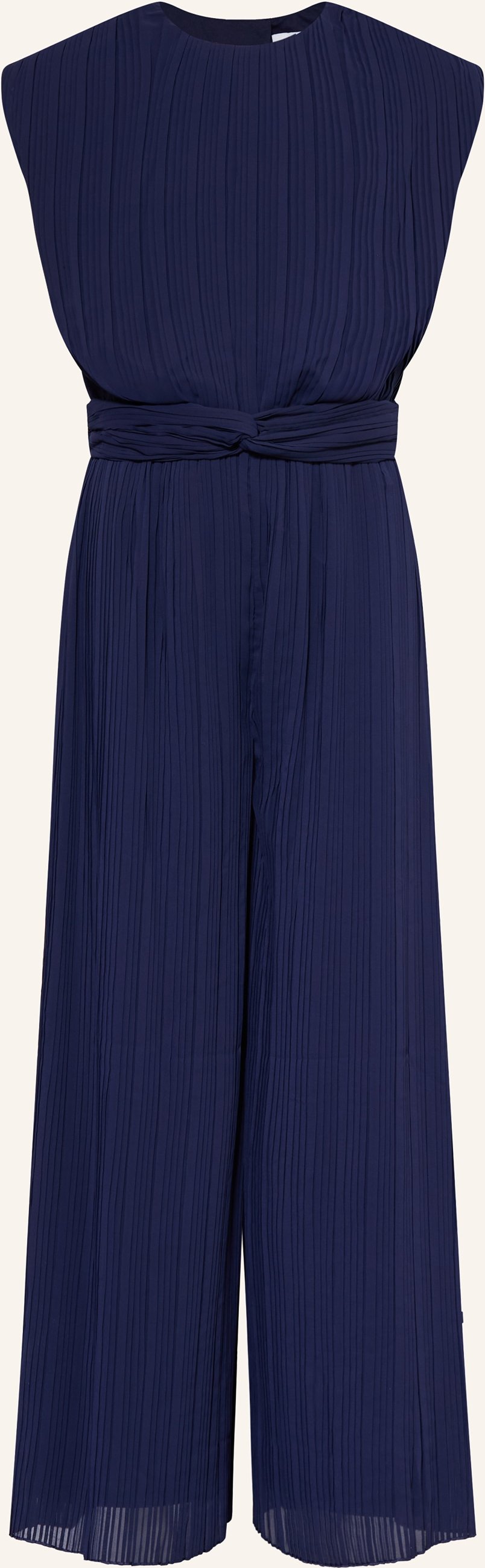 Danamade Jumpsuit Mit Plissees blau