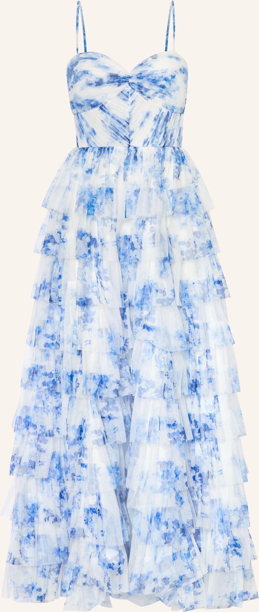 Hey Kyla Abendkleid Mit Rüschen weiss