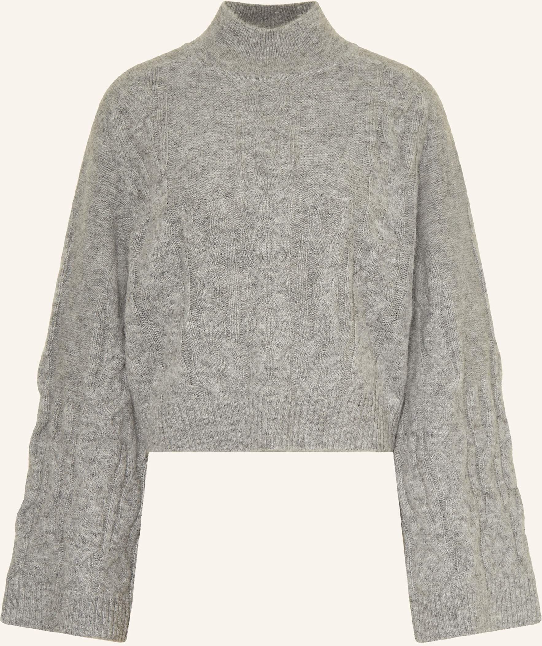 Thumbnail - Mrs & Hugs Pullover Mit Alpaka grau