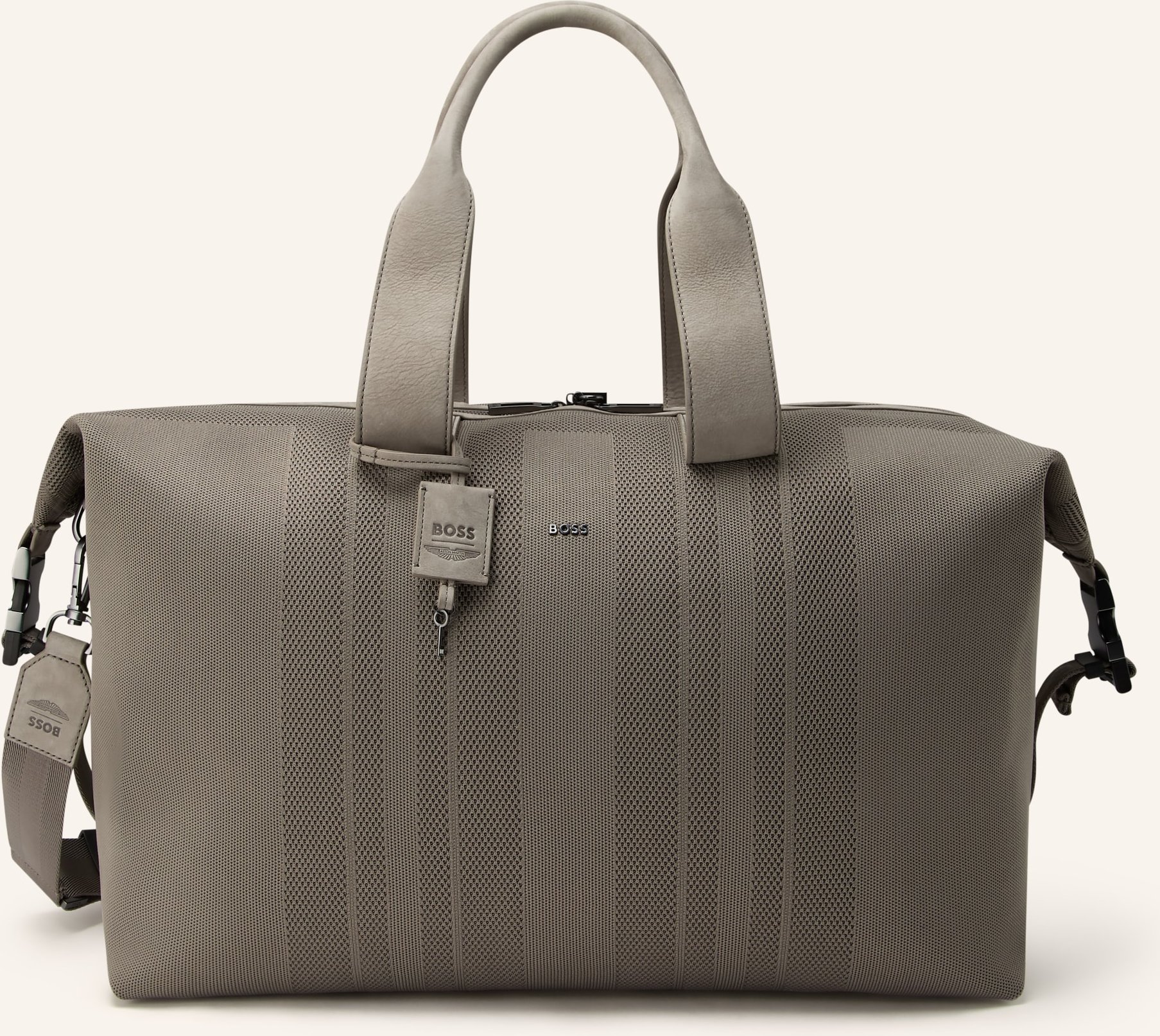 Boss Reisetasche Holdall grau