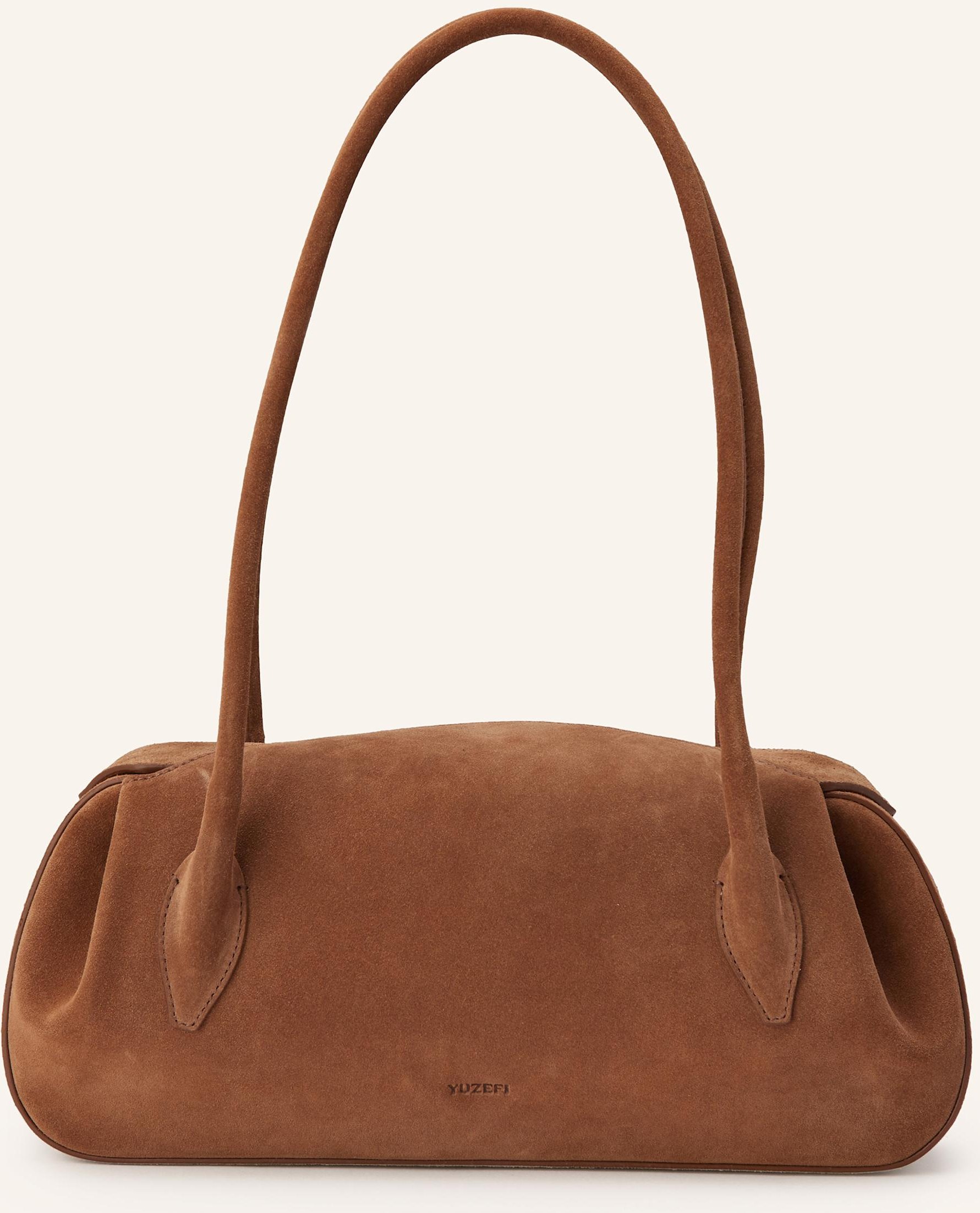 Yuzefi Schultertasche Oyster braun