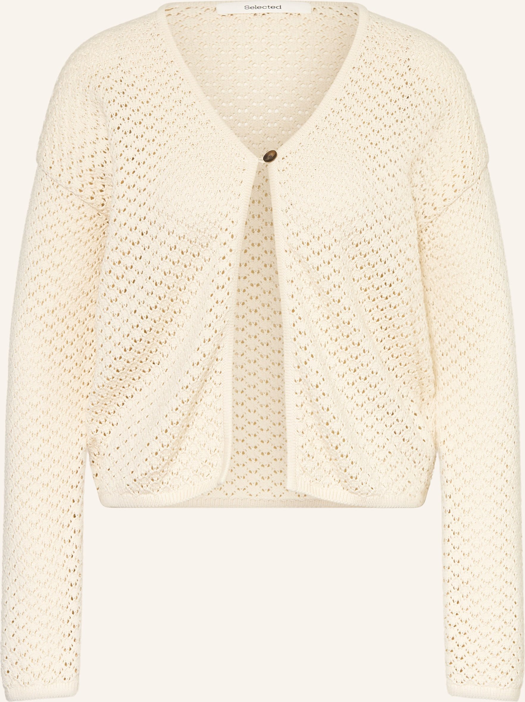 Selected Femme Strickjacke weiss