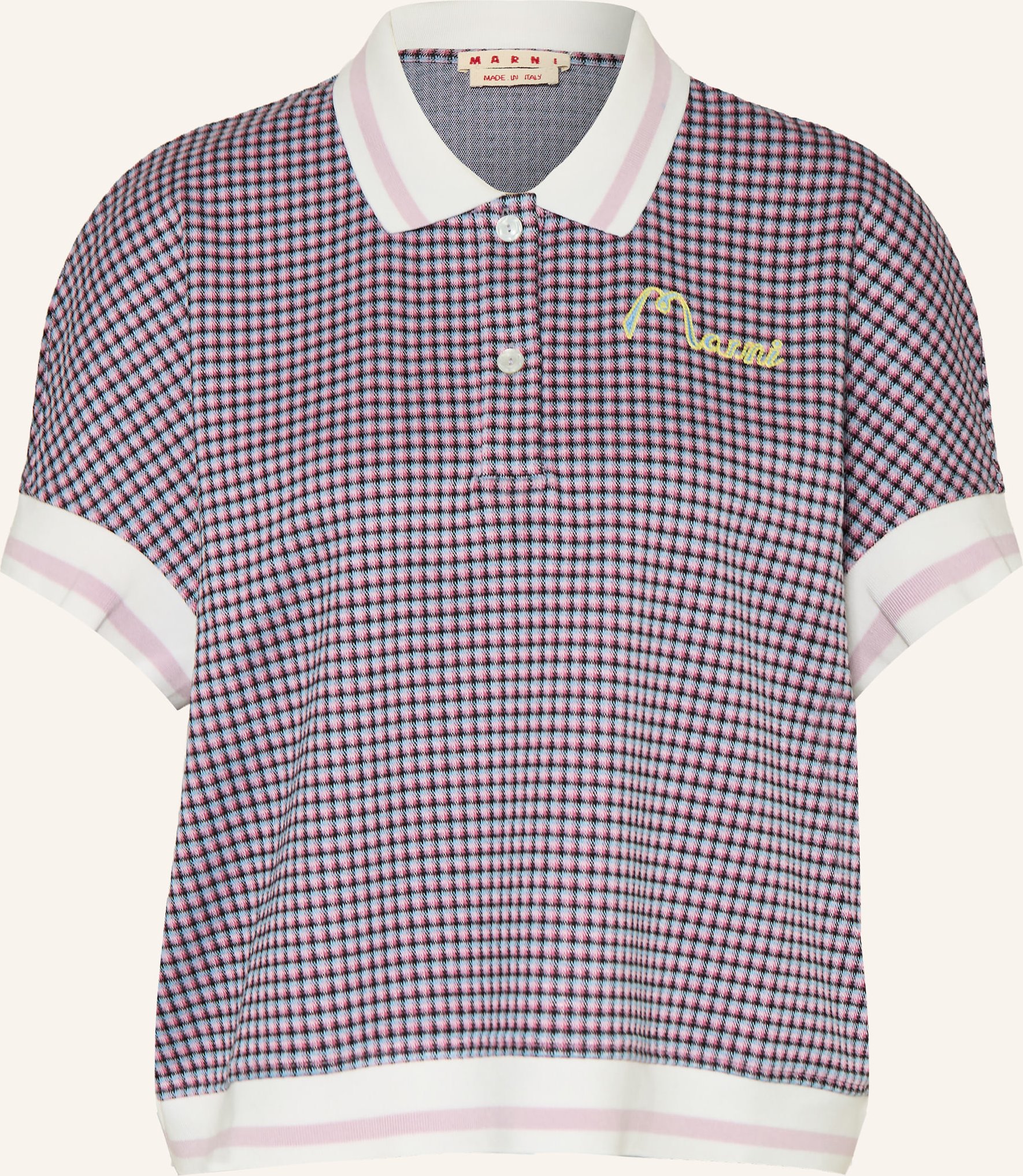 Marni Jersey-Poloshirt lila