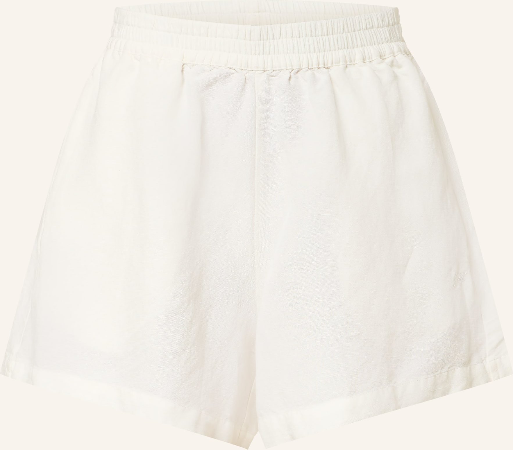 Boss Shorts Tallan Mit Leinen weiss
