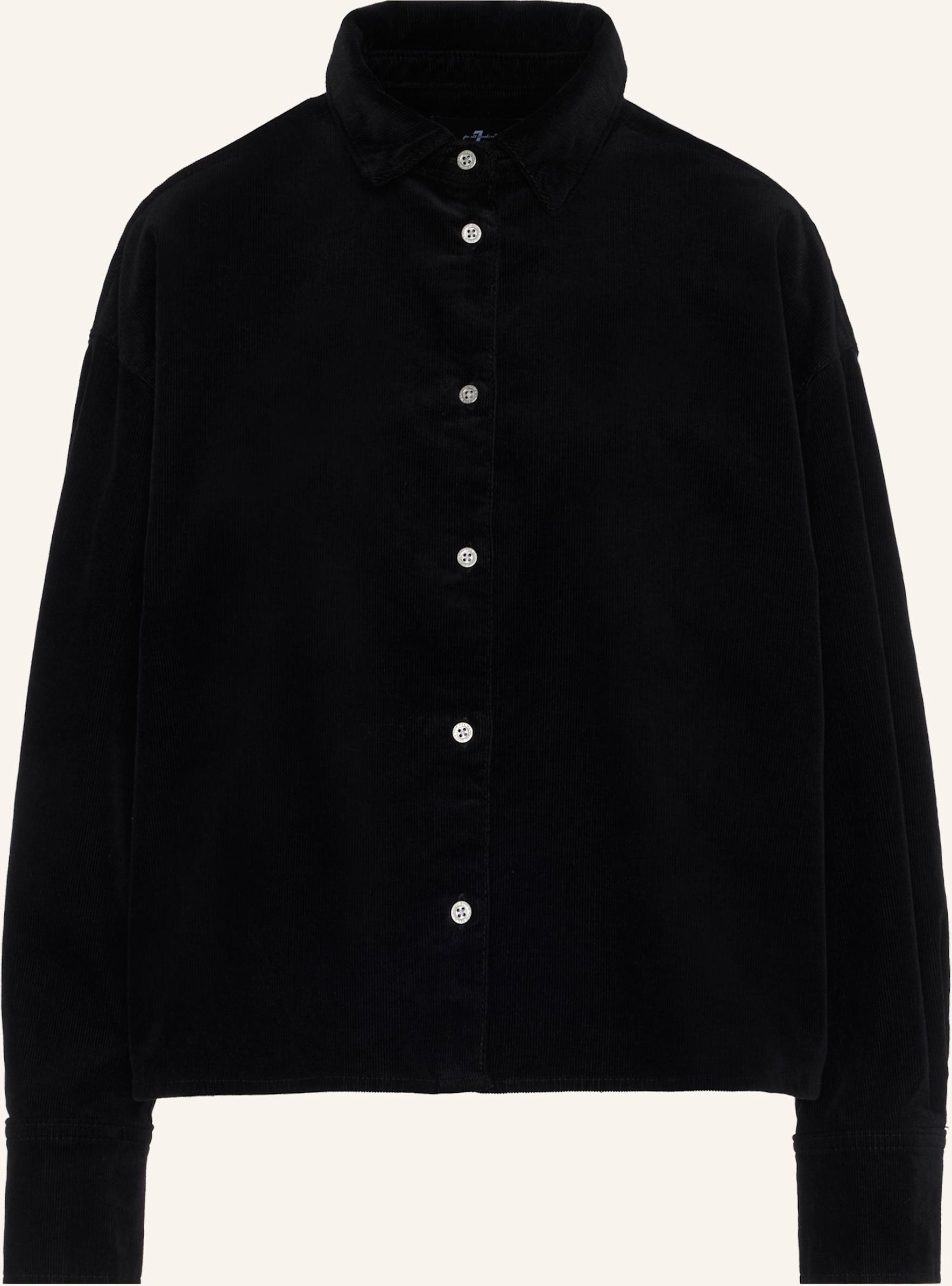 7 For All Mankind Shirt Nina Cropped schwarz