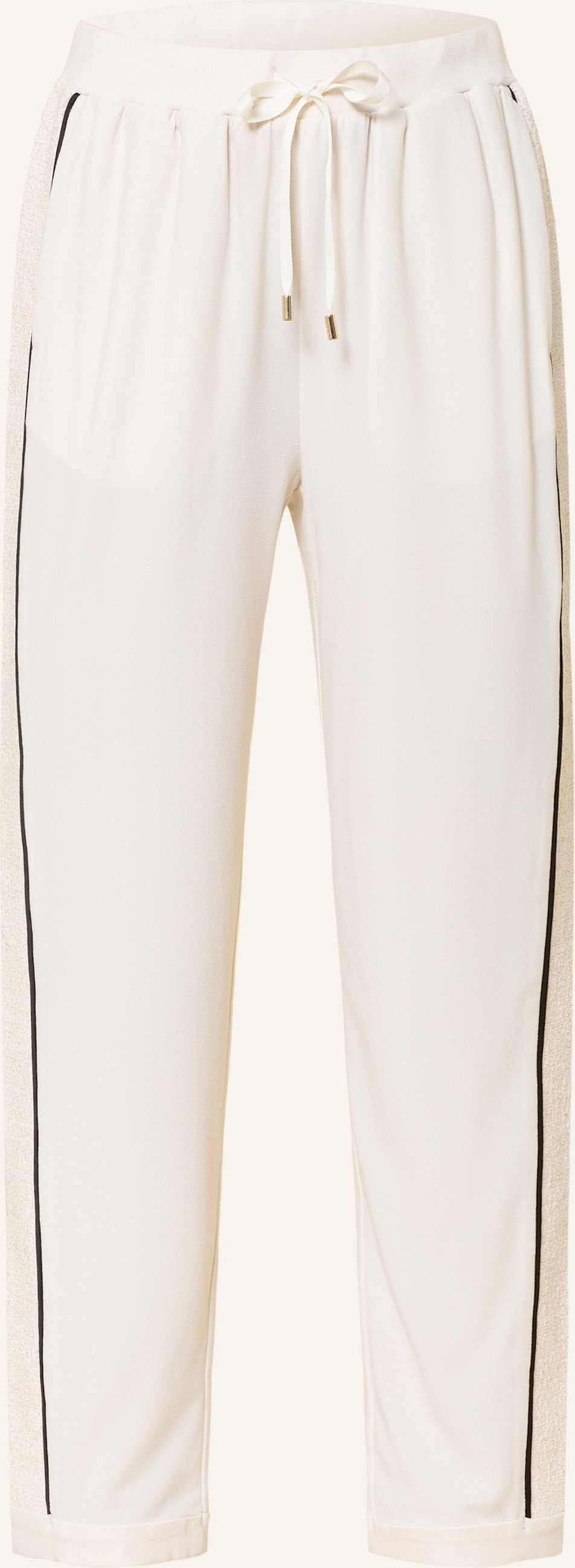 Thumbnail - Liu Jo Hose Im Jogging-Stil Mit Galonstreifen weiss