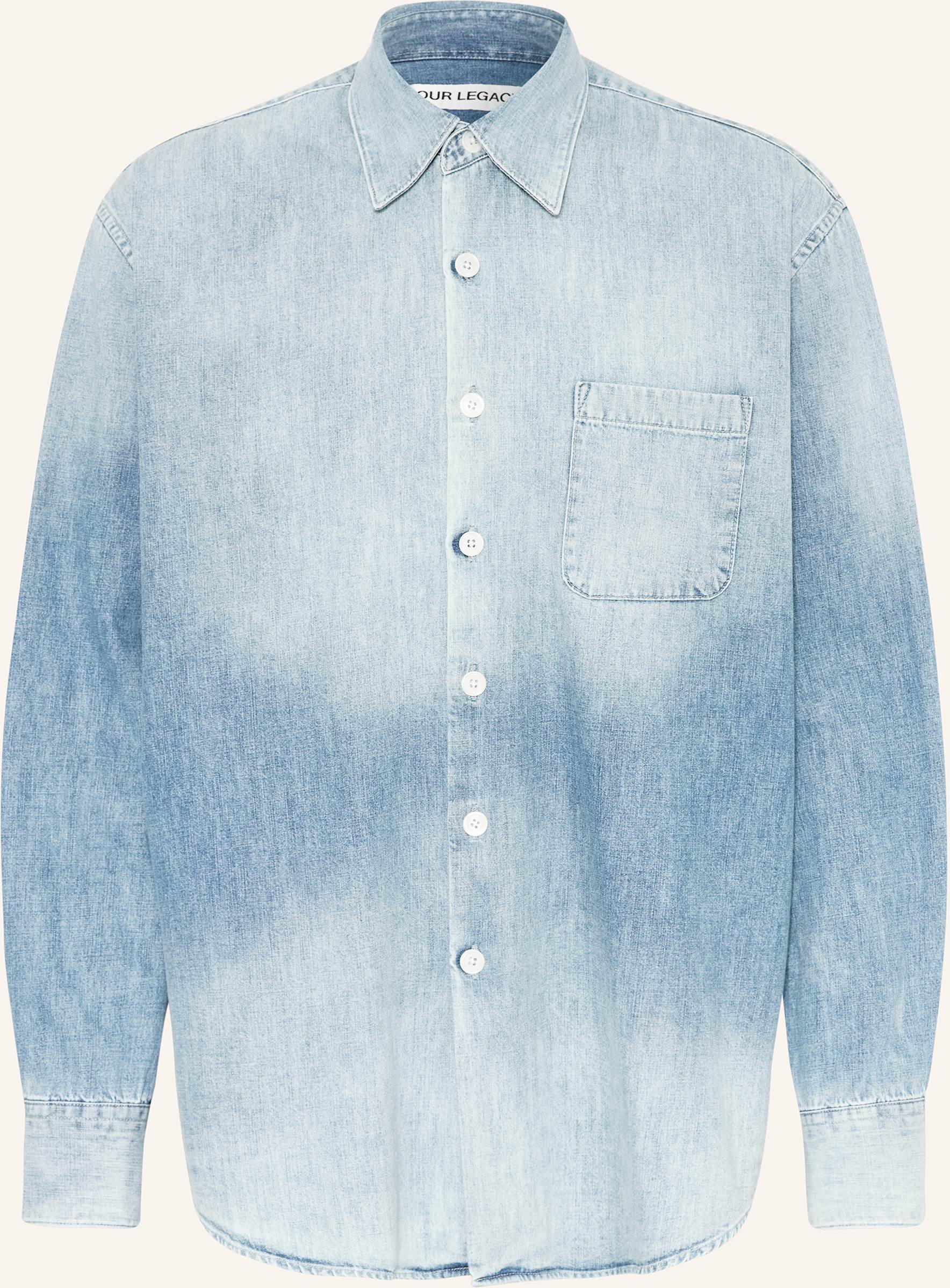 Thumbnail - Our Legacy Jeanshemd Above Slightly Oversized Fit blau