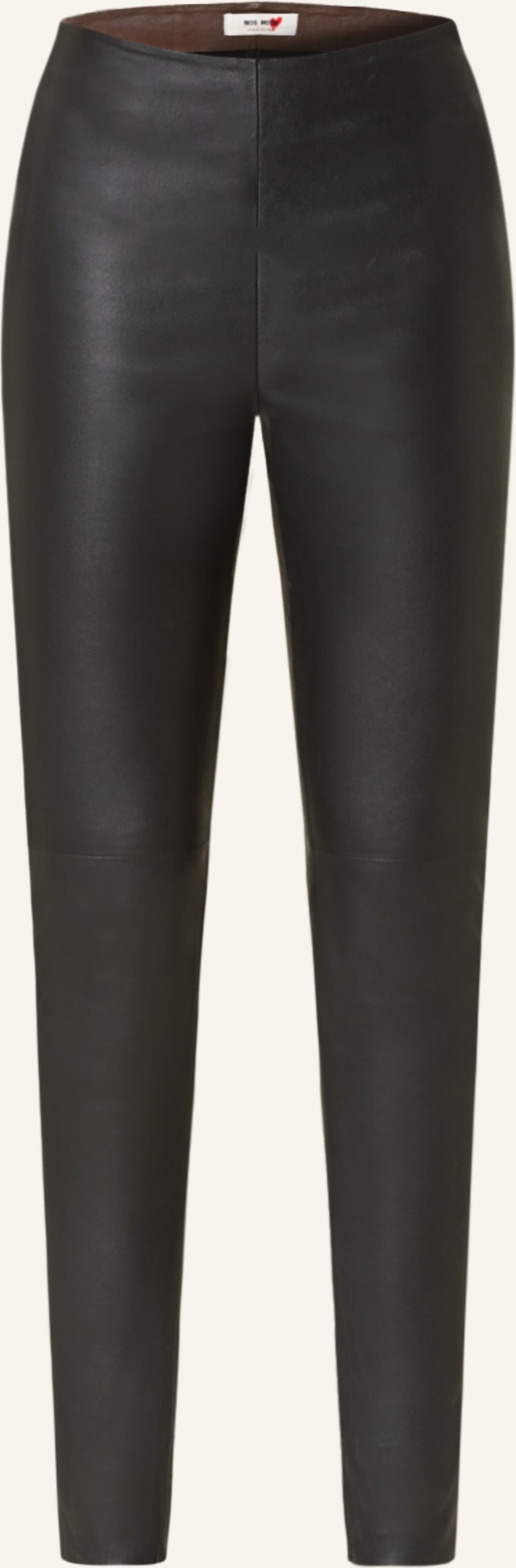 Mos Mosh Leder-Leggings Lucille schwarz