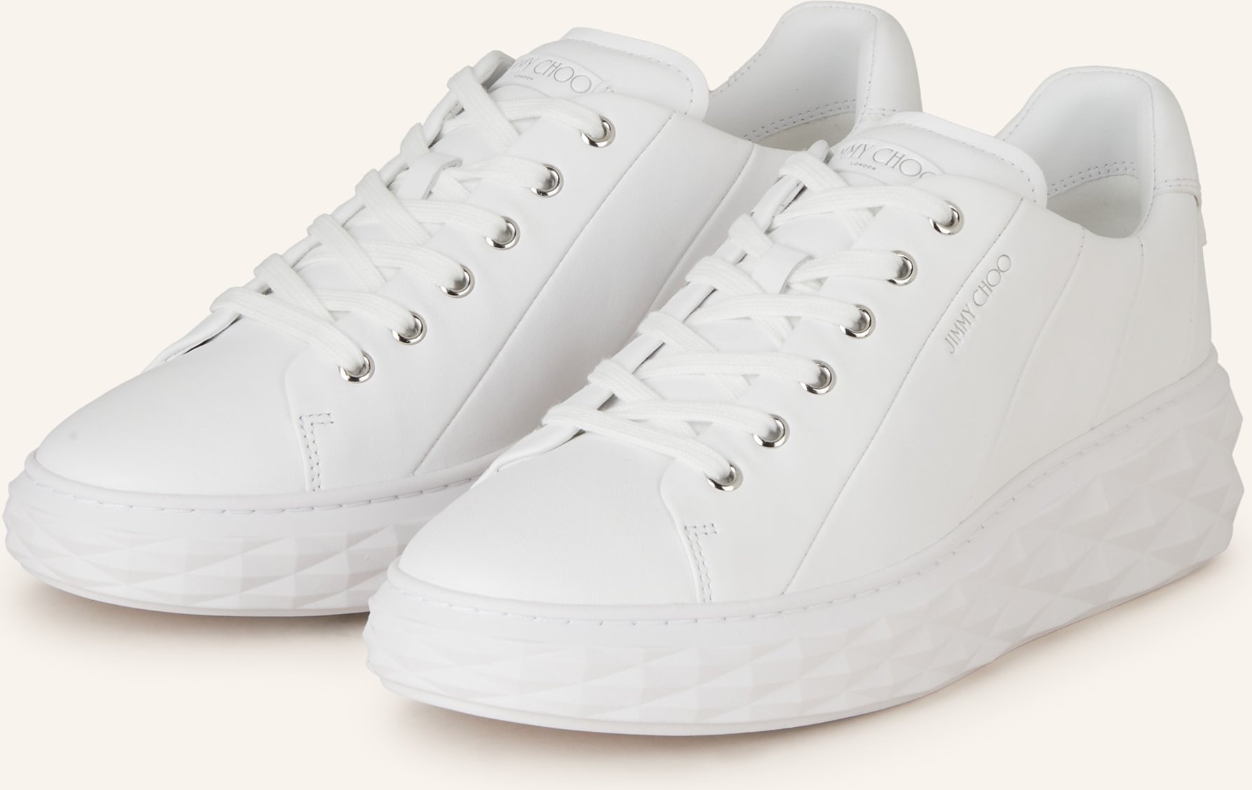 Jimmy Choo Sneaker Diamond Light weiss