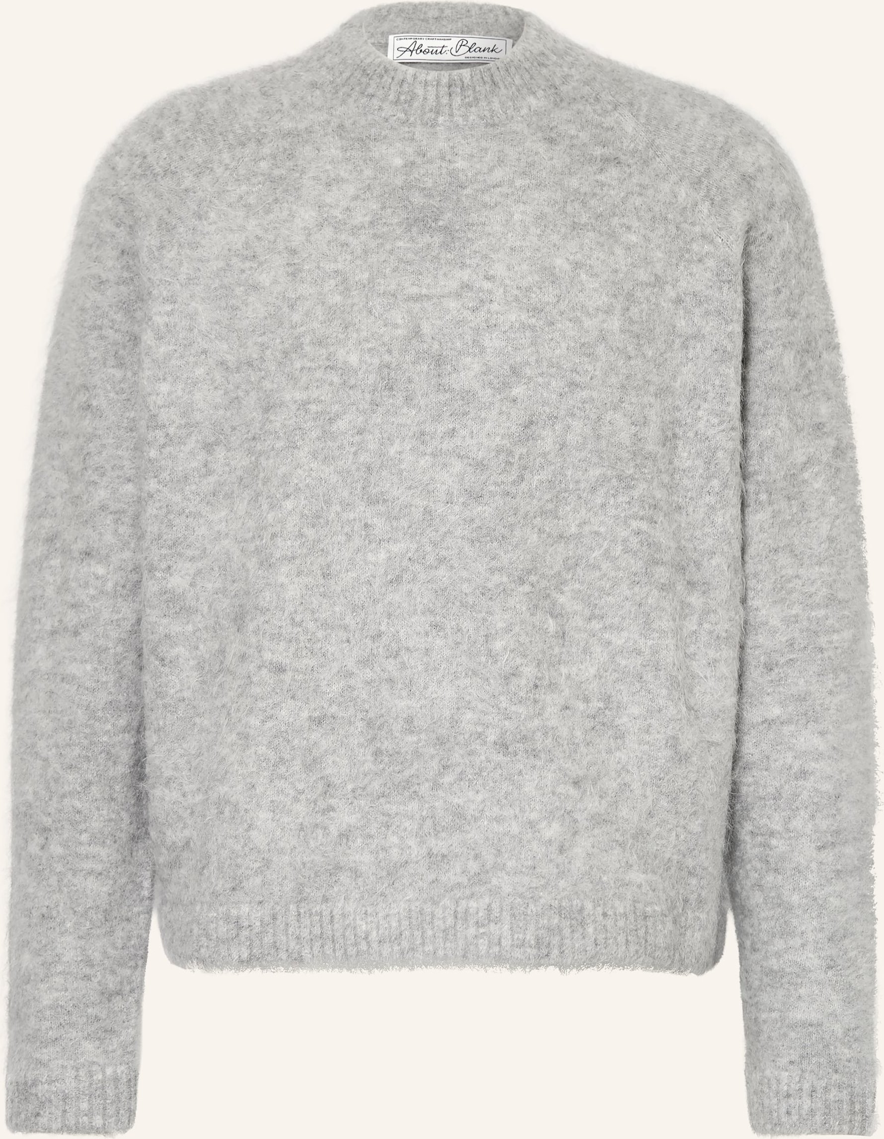 About:Blank Pullover Aus Alpaka grau